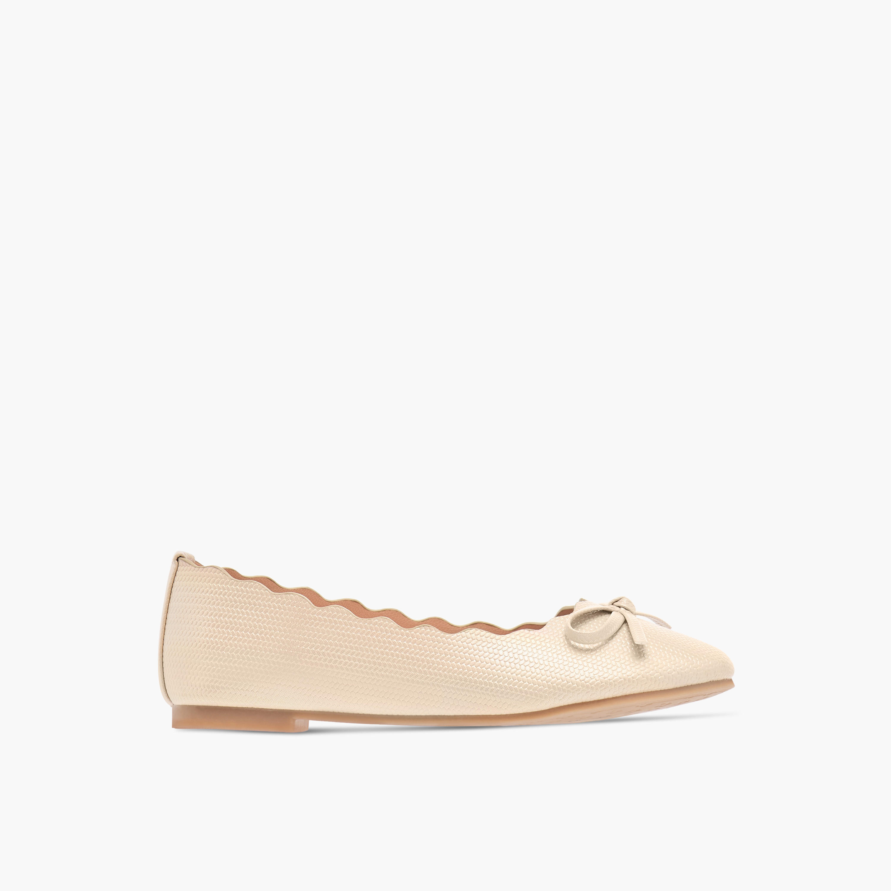 حذاء باليرينا سهل الارتداء بزينة فيونكة من ليتل ميسي-girls-shoes-ballerinas-image-3