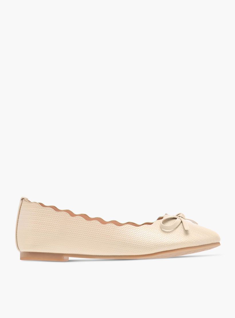 حذاء باليرينا سهل الارتداء بزينة فيونكة من ليتل ميسي-girls-shoes-ballerinas-image-3