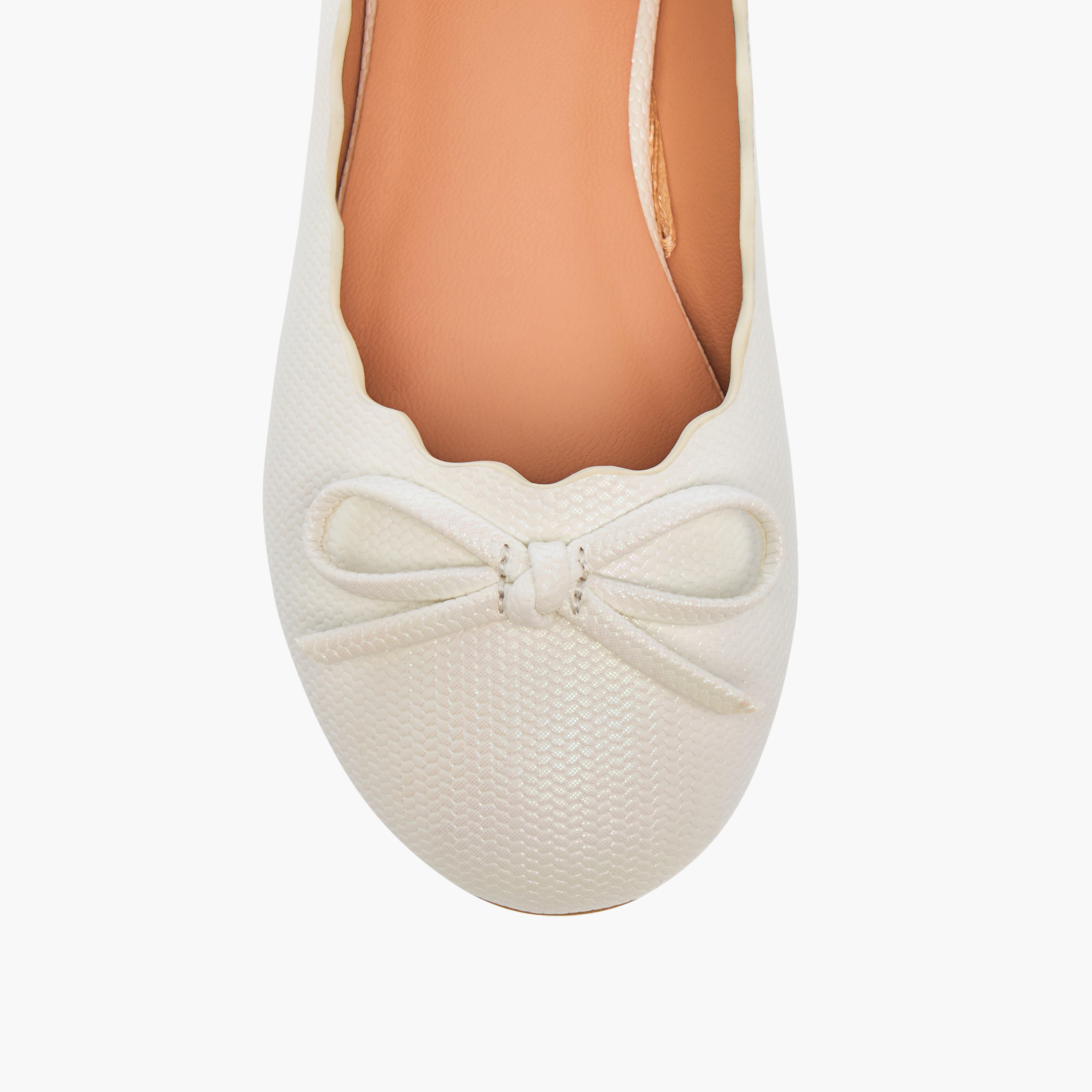 Little Missy Bow Embellished Slip-On Ballerina Shoes-girls-shoes-ballerinas-image-4