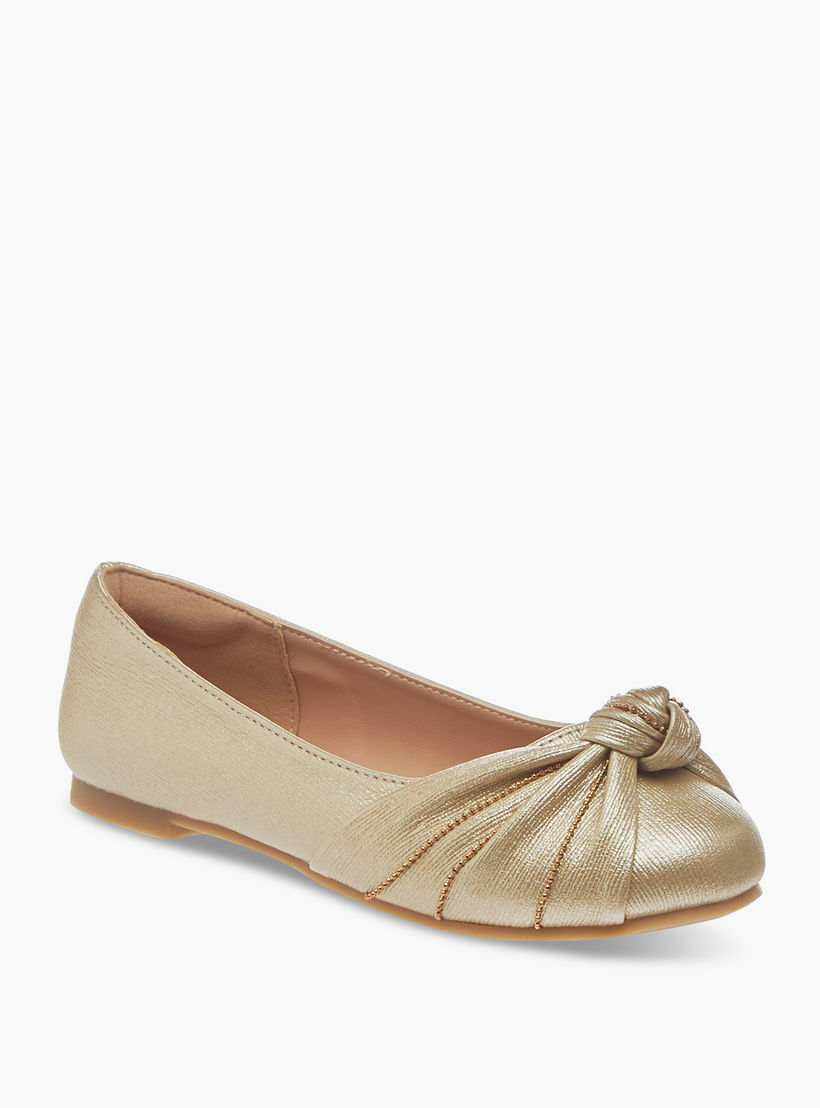 حذاء باليرينا سهل الارتداء بتفصيل عقدة من ليتل مِسي-girls-shoes-ballerinas-image-2