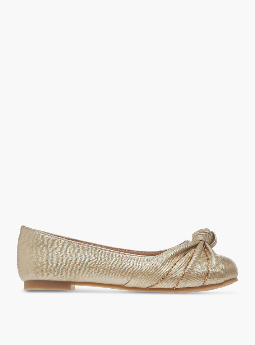 حذاء باليرينا سهل الارتداء بتفصيل عقدة من ليتل مِسي-girls-shoes-ballerinas-image-3