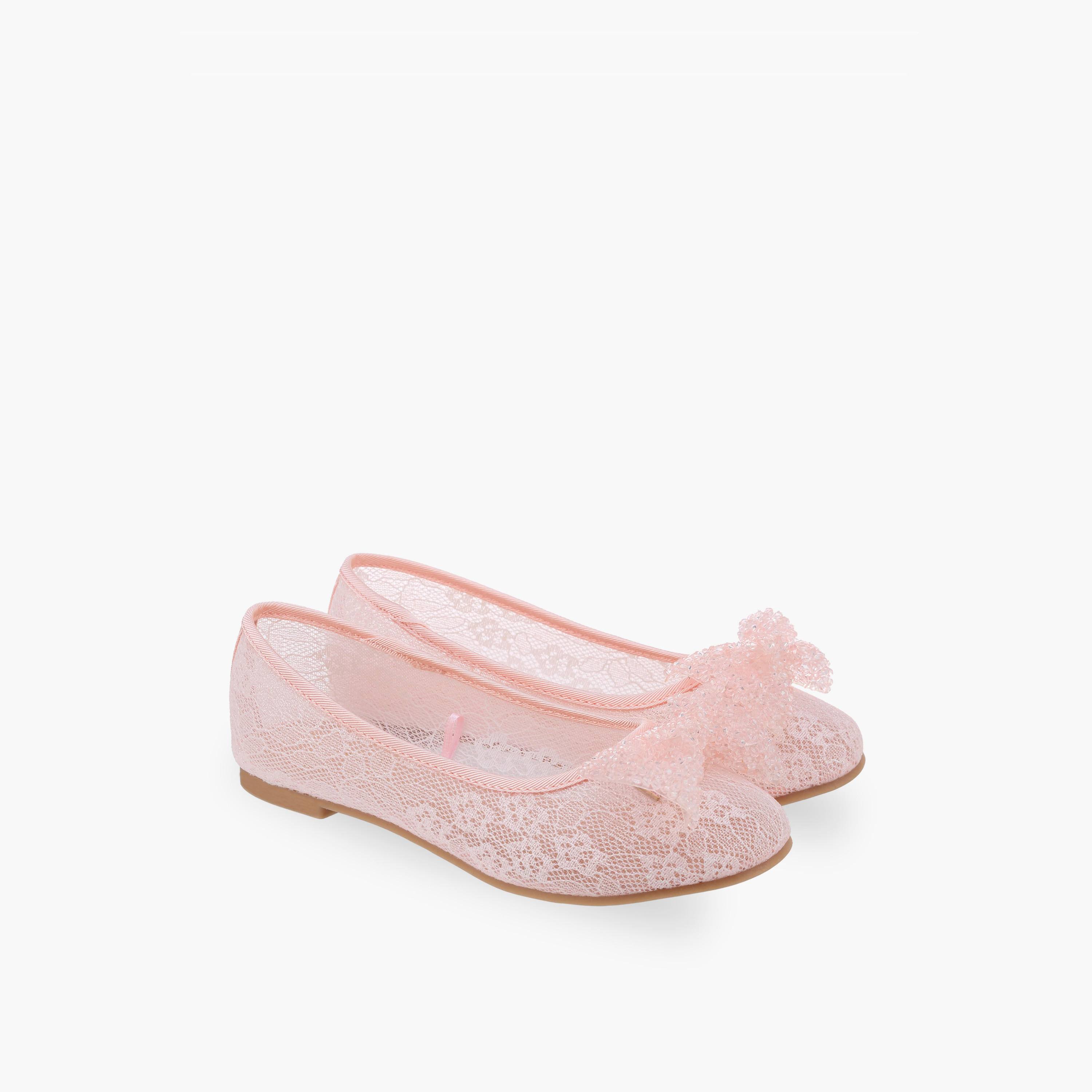 حذاء باليرينا سهل الارتداء للبنات من ليتل ميسي-girls-shoes-ballerinas-image-1