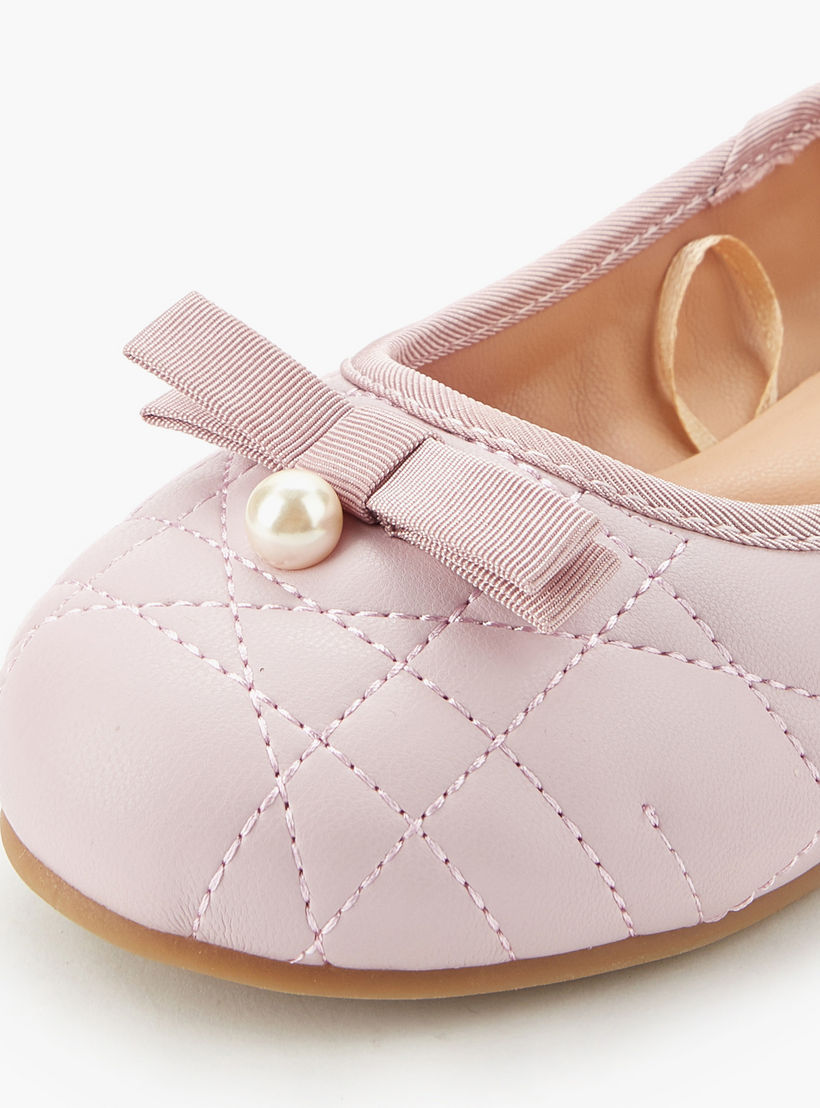 حذاء باليرينا مبطّن للبنات من ليتل ميسي-girls-shoes-ballerinas-image-4
