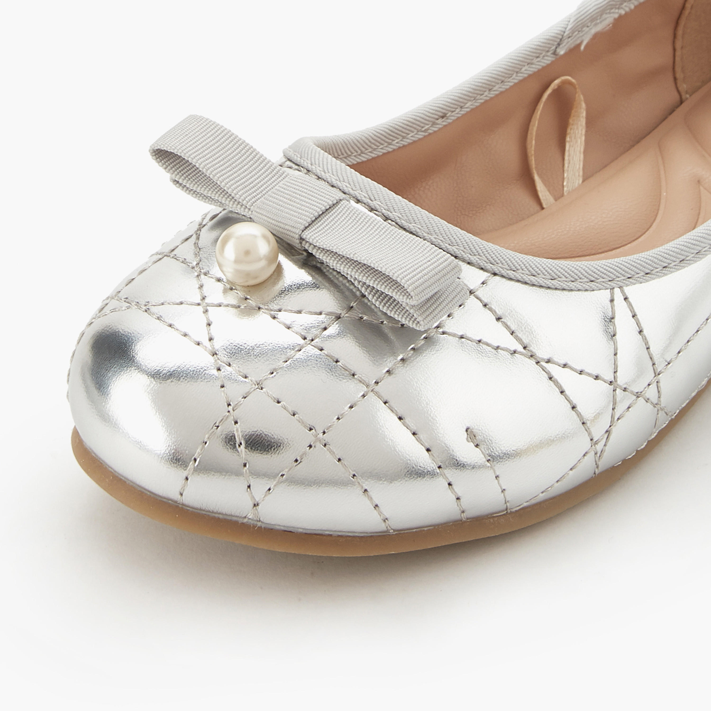 حذاء باليرينا مبطّن للبنات من ليتل ميسي-girls-shoes-ballerinas-image-4