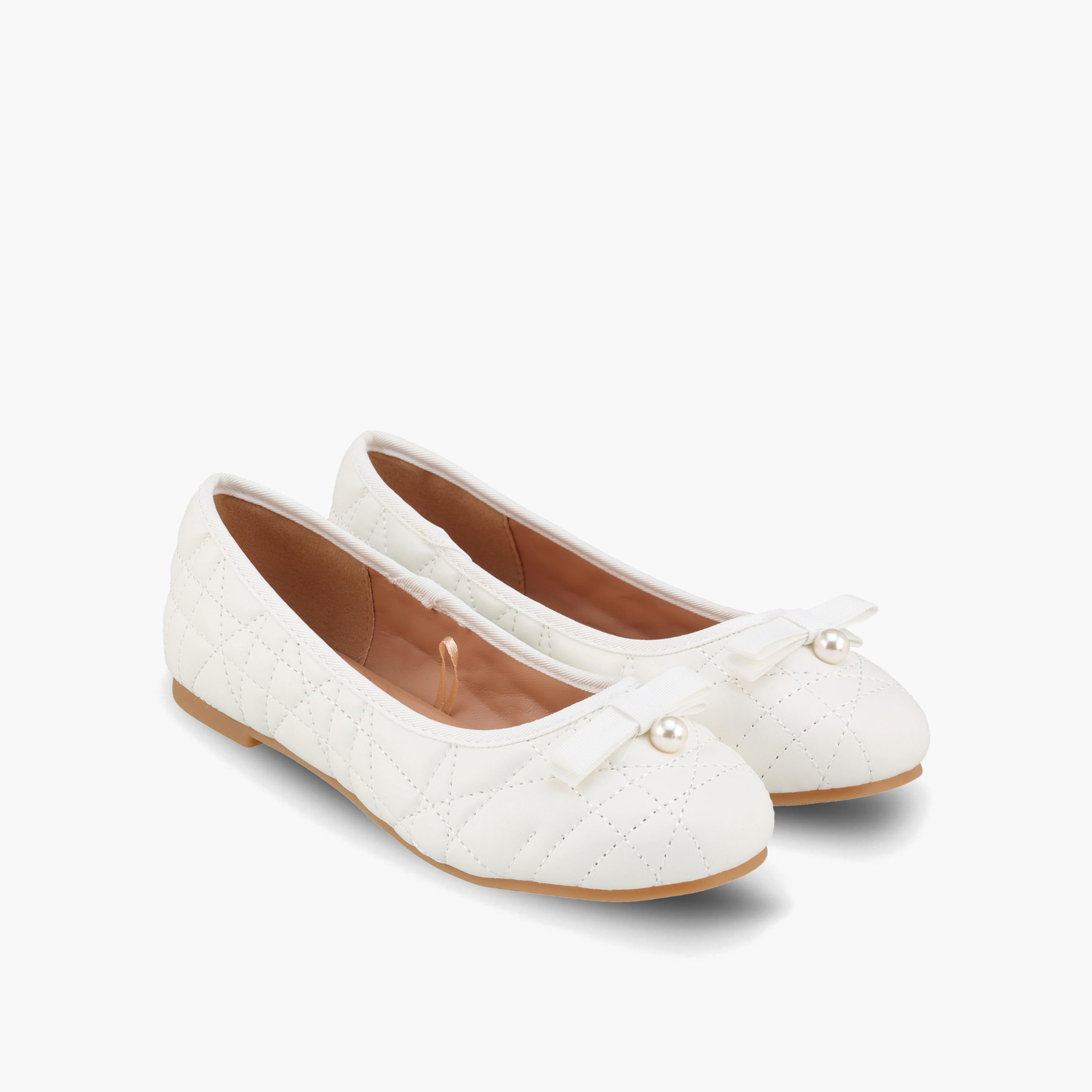 حذاء باليرينا مبطّن للبنات من ليتل ميسي-girls-shoes-ballerinas-image-1