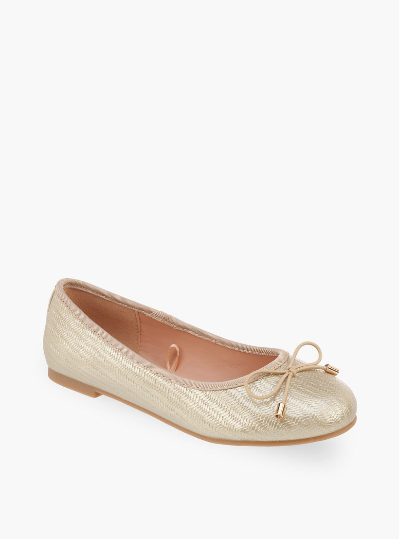 حذاء باليرينا بارز الملمس للبنات من ليتل ميسي-girls-shoes-ballerinas-image-2