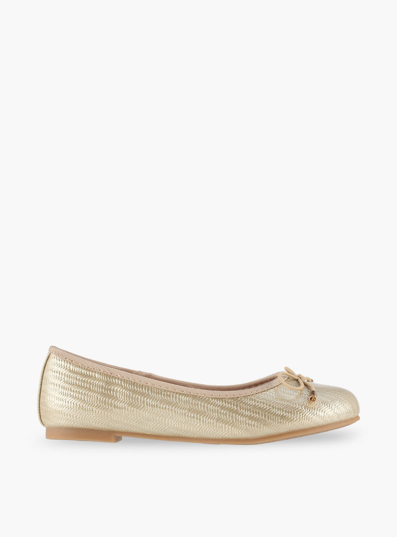 حذاء باليرينا بارز الملمس للبنات من ليتل ميسي-girls-shoes-ballerinas-image-3