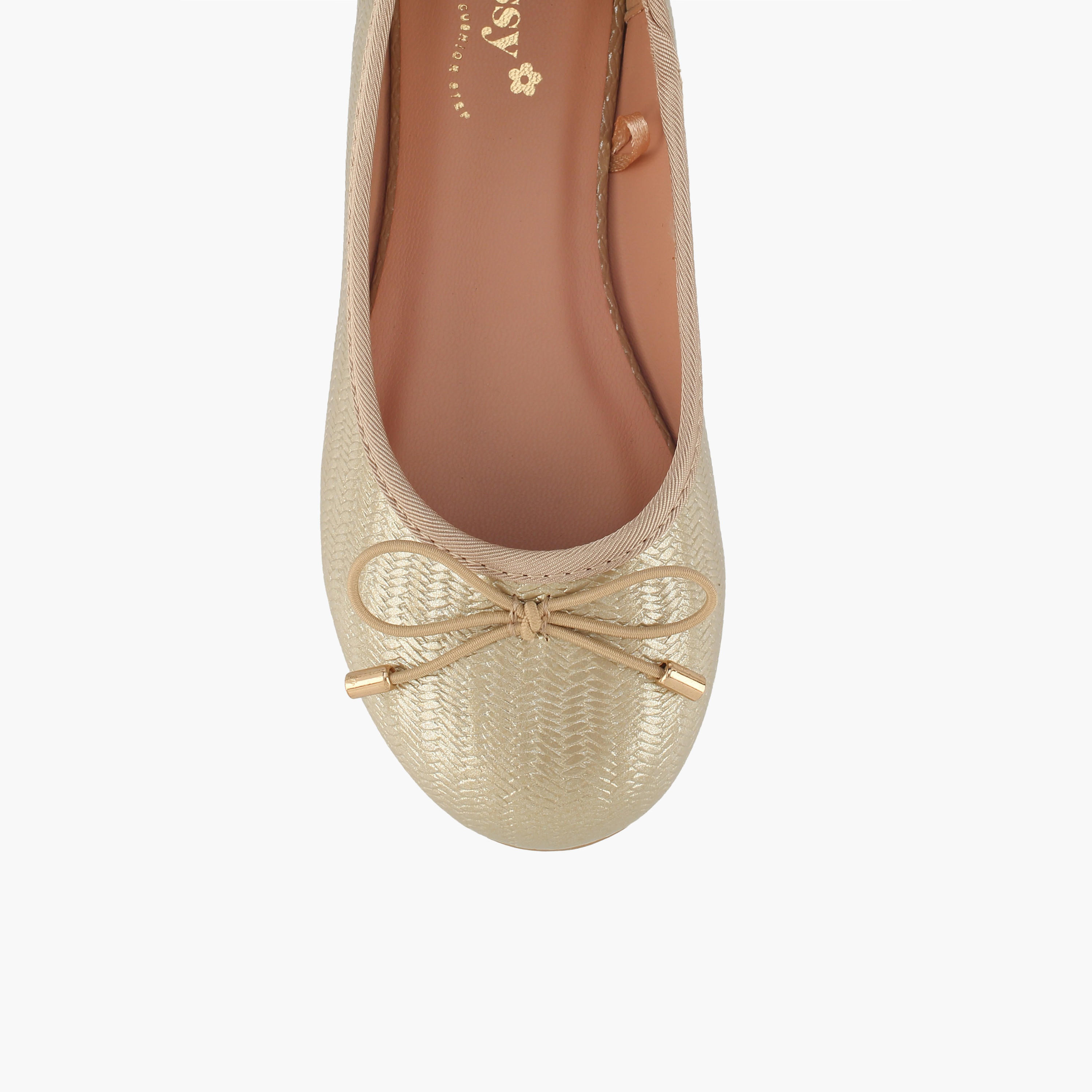 حذاء باليرينا بارز الملمس للبنات من ليتل ميسي-girls-shoes-ballerinas-image-4