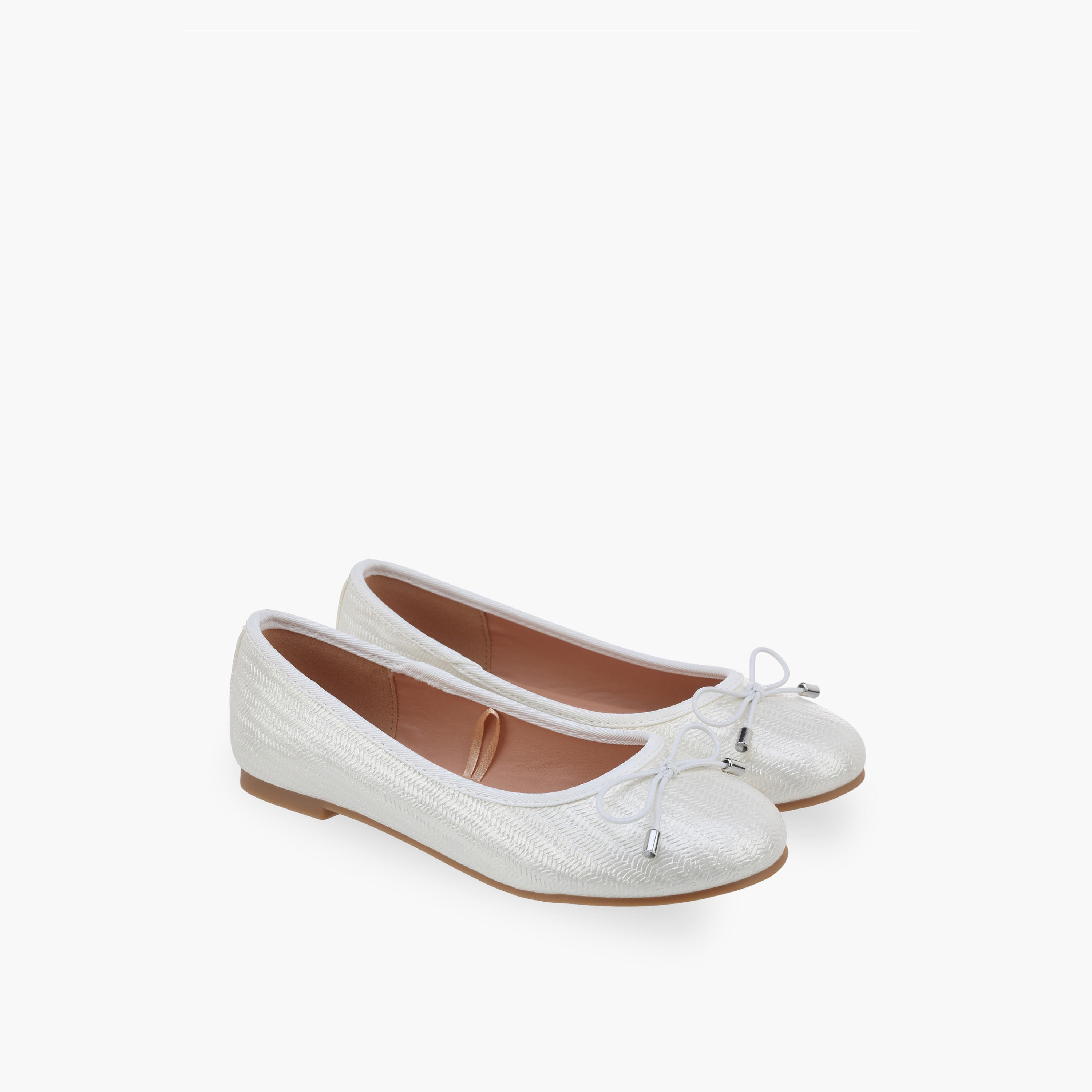 حذاء باليرينا بارز الملمس للبنات من ليتل ميسي-girls-shoes-ballerinas-image-1