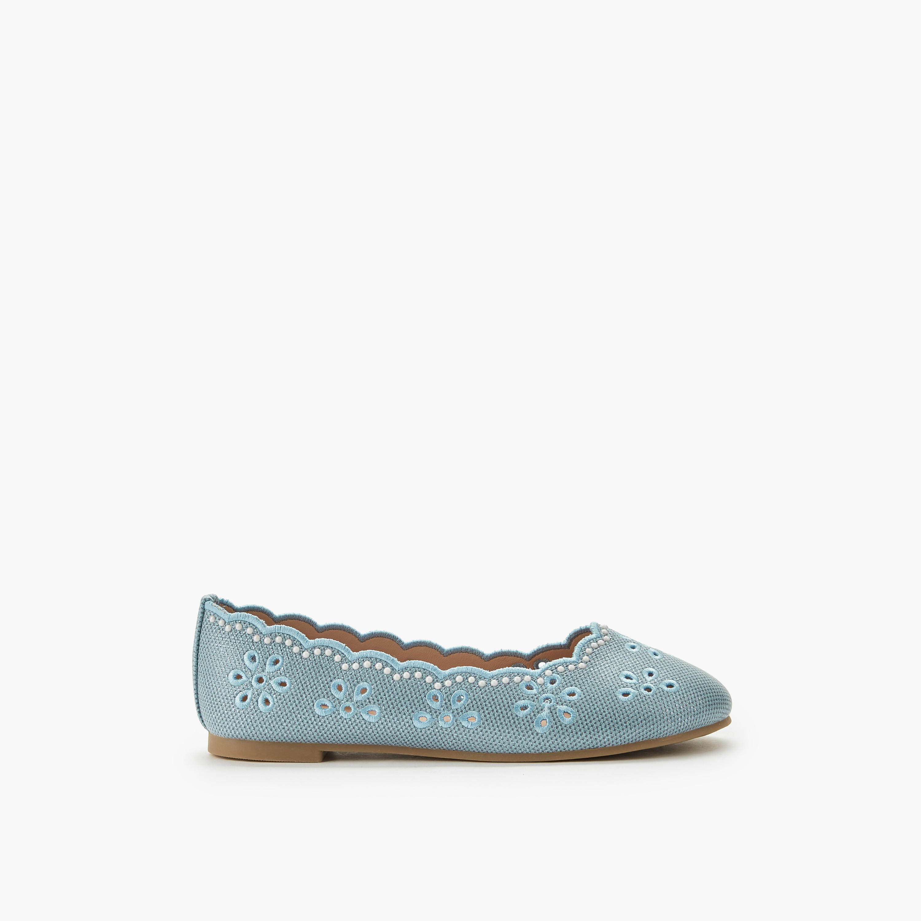 حذاء باليرينا مفرّغة بالليزر للبنات من ليتل ميسي-girls-shoes-ballerinas-image-3