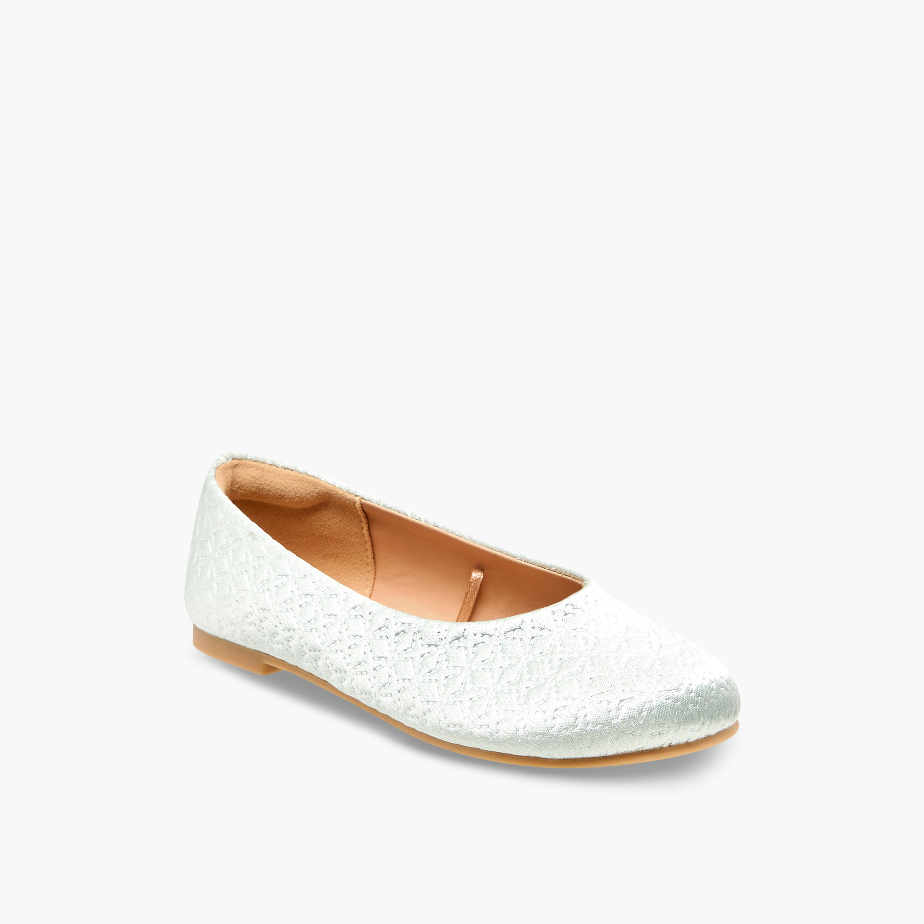 حذاء باليرينا مبطن للبنات من ليتل ميسي-girls-shoes-ballerinas-image-2