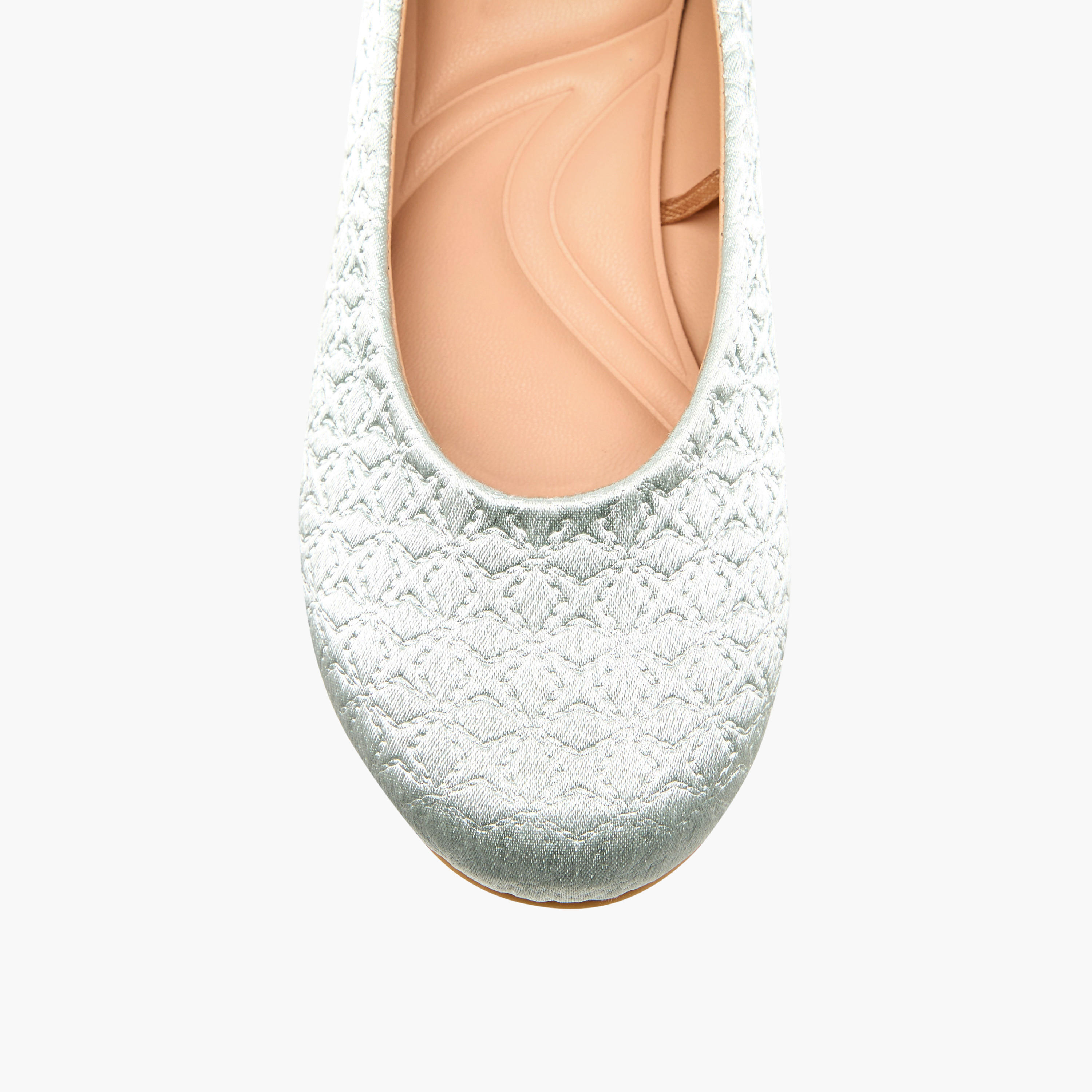 حذاء باليرينا مبطن للبنات من ليتل ميسي-girls-shoes-ballerinas-image-4