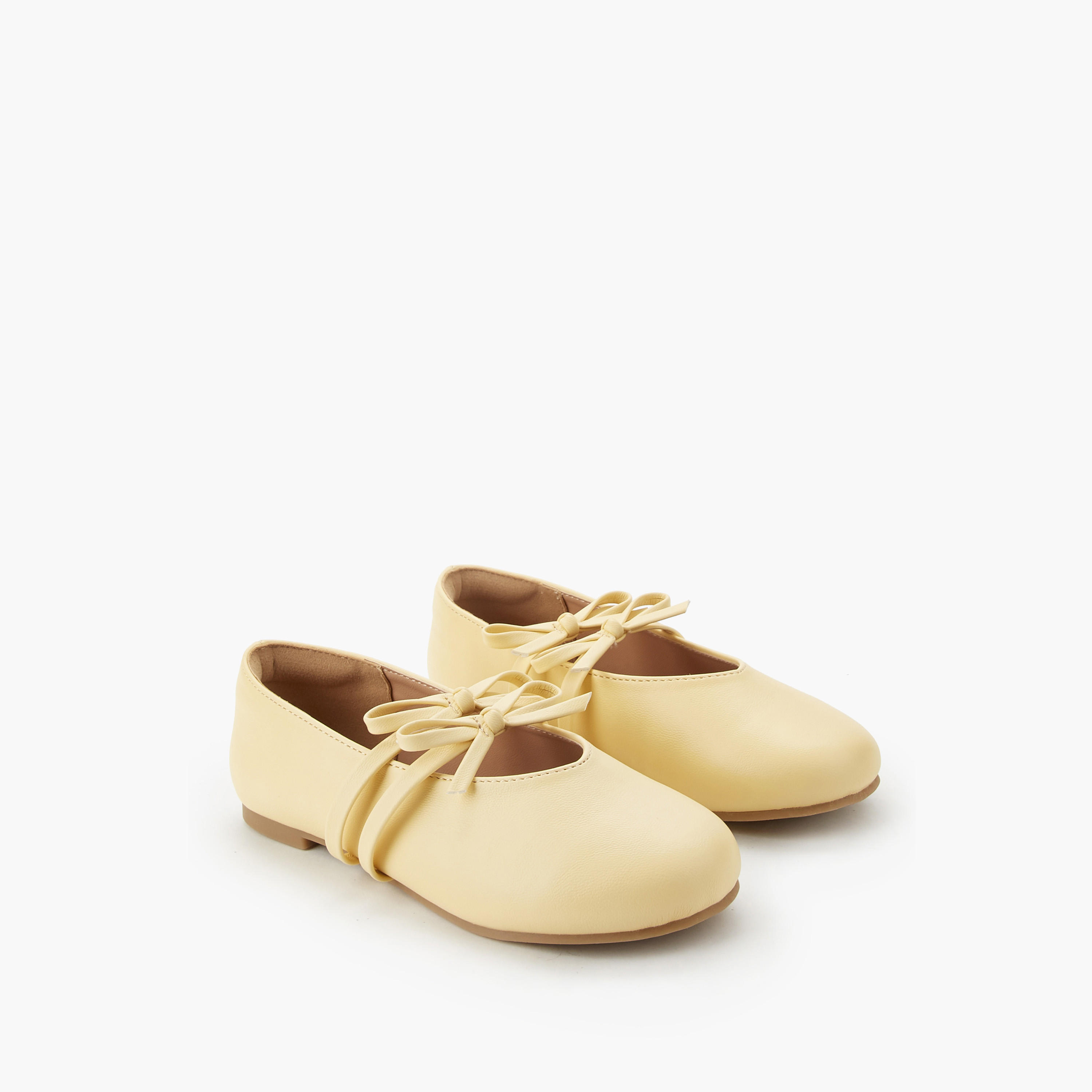 Little Missy Girls Bow Strap Ballerina Shoes-girls-shoes-maryjanes-image-1