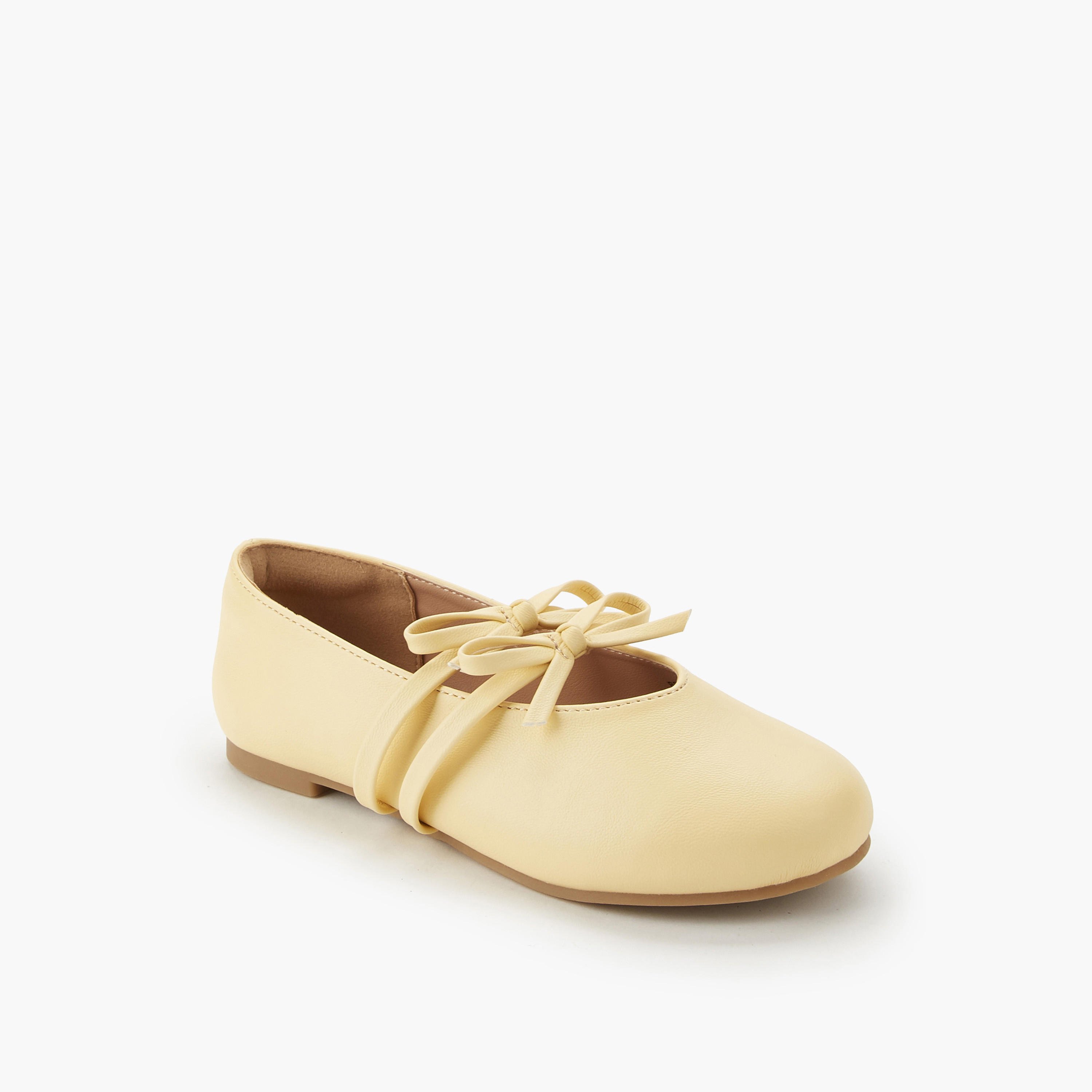 Little Missy Girls Bow Strap Ballerina Shoes-girls-shoes-maryjanes-image-3