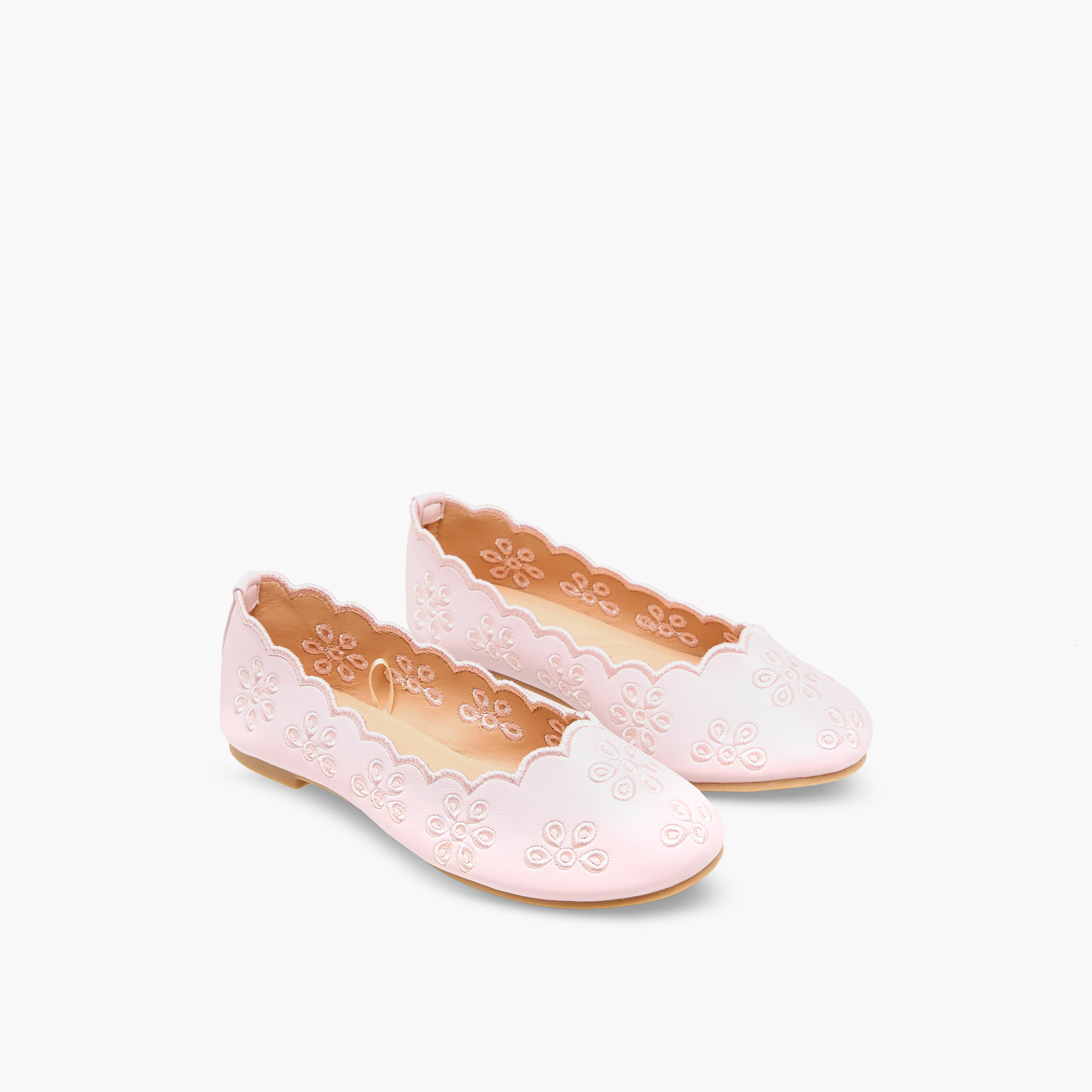 حذاء باليرينا مطرز للبنات من ليتل ميسي-girls-shoes-ballerinas-image-1