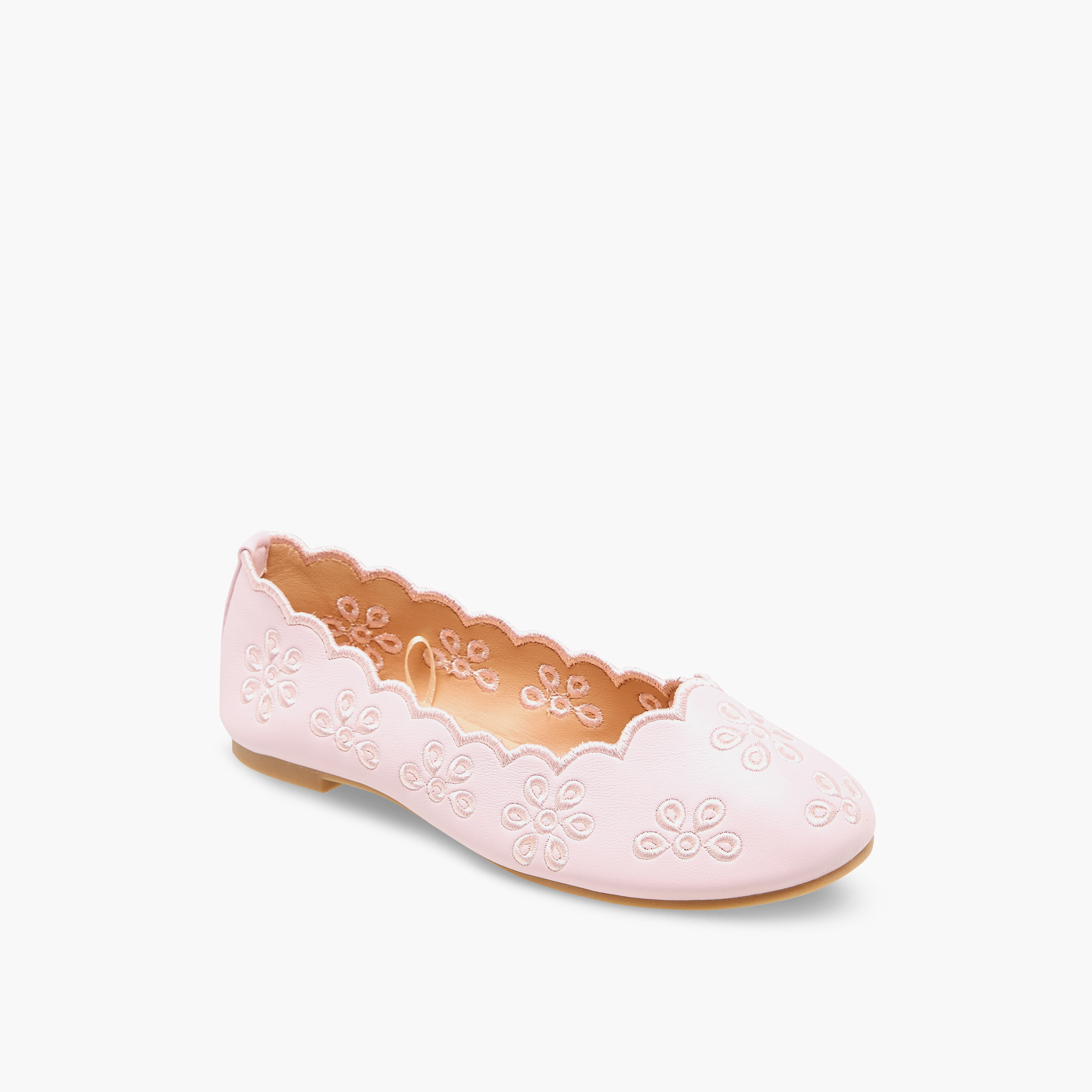 حذاء باليرينا مطرز للبنات من ليتل ميسي-girls-shoes-ballerinas-image-2