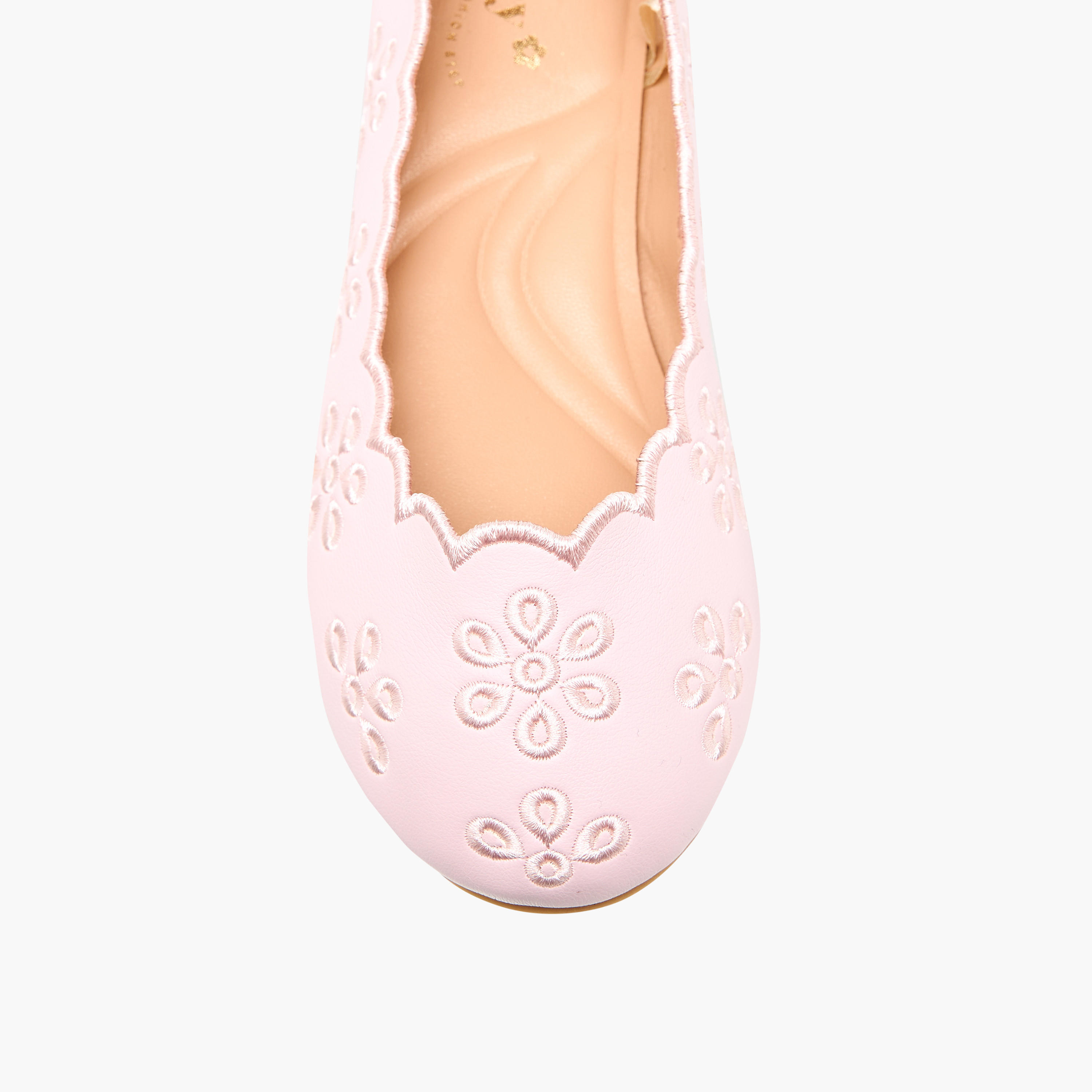 حذاء باليرينا مطرز للبنات من ليتل ميسي-girls-shoes-ballerinas-image-4