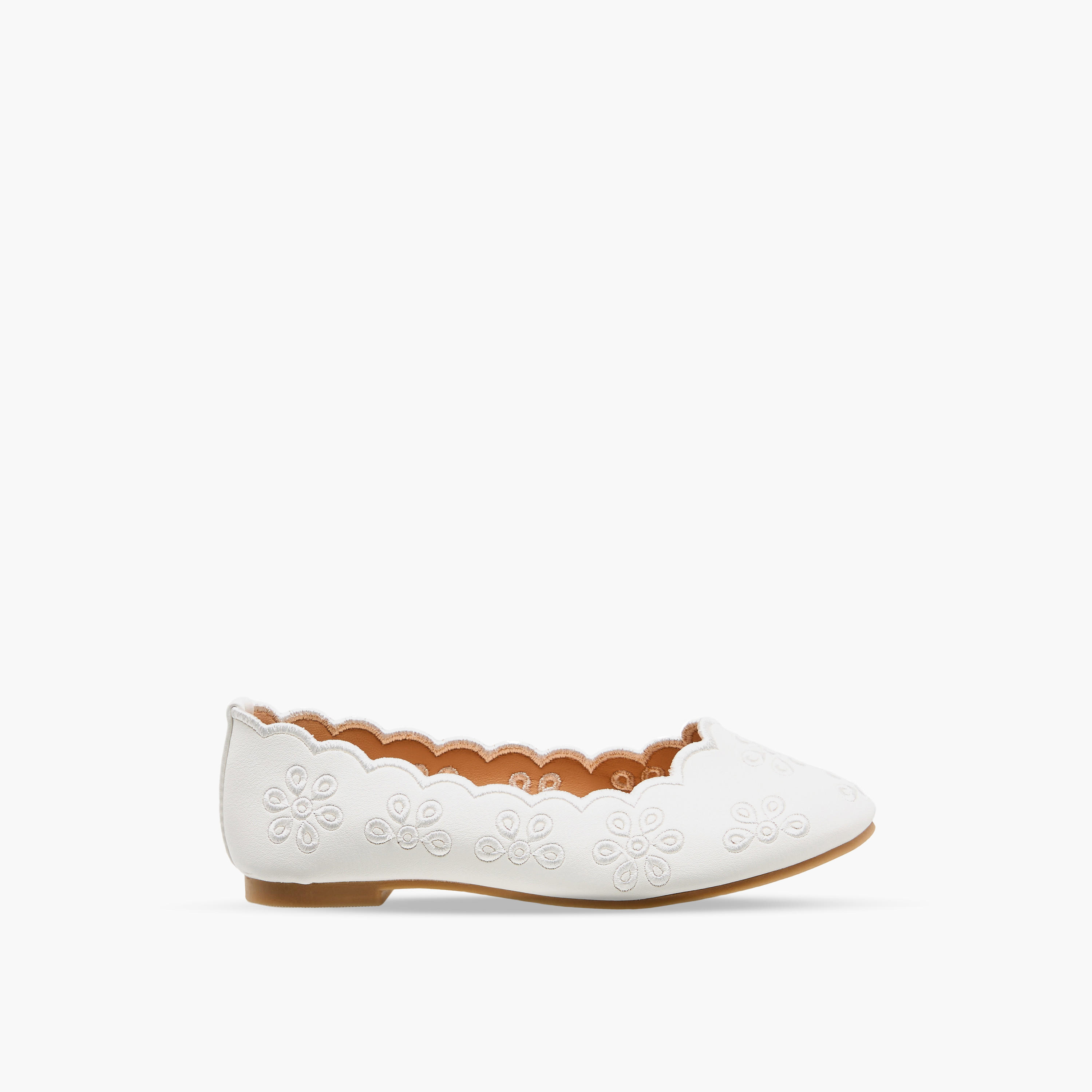 Little Missy Girls Embroidered Ballerina Shoes-girls-shoes-ballerinas-image-3