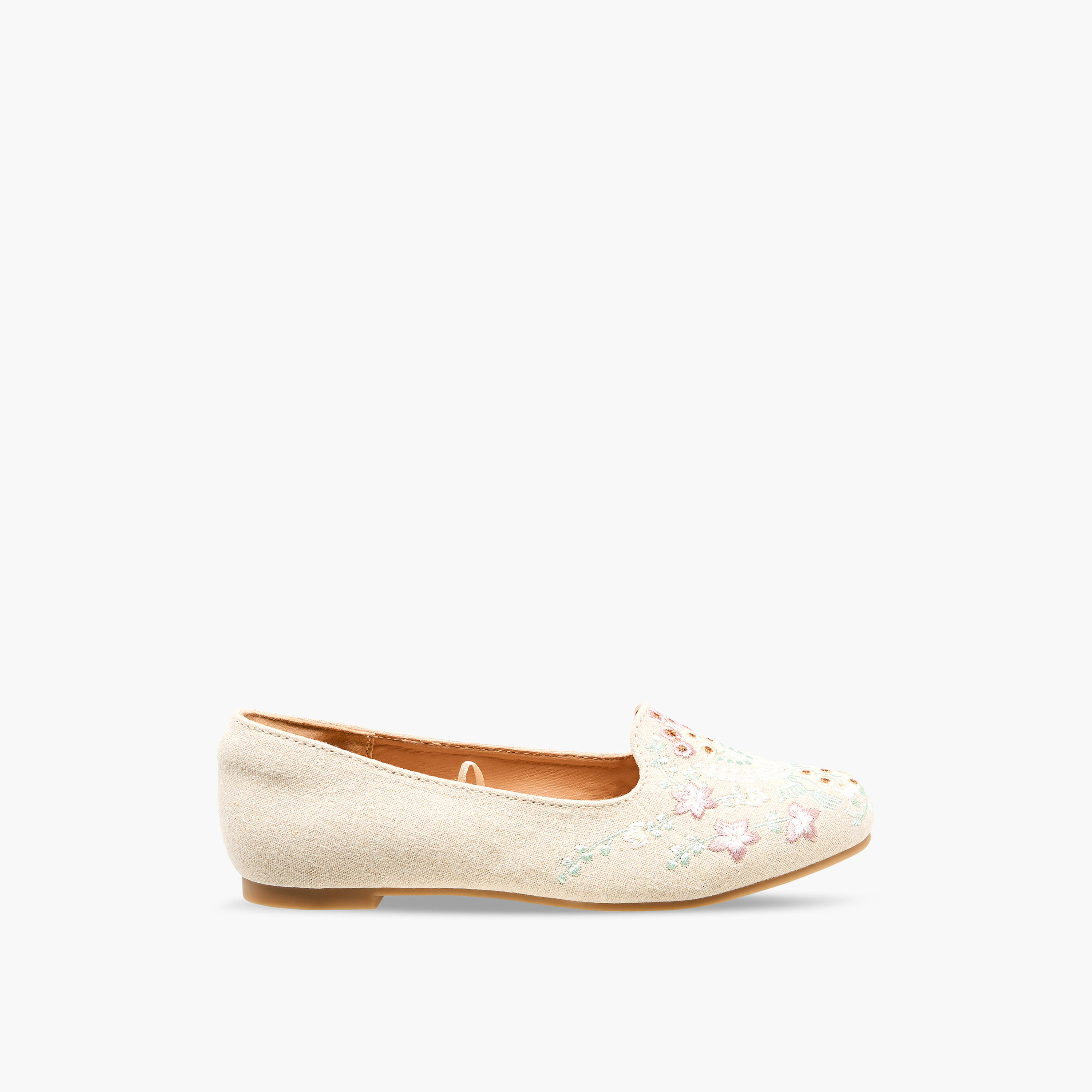 حذاء باليرينا مطرّز للبنات من ليتل ميسي-girls-shoes-ballerinas-image-3