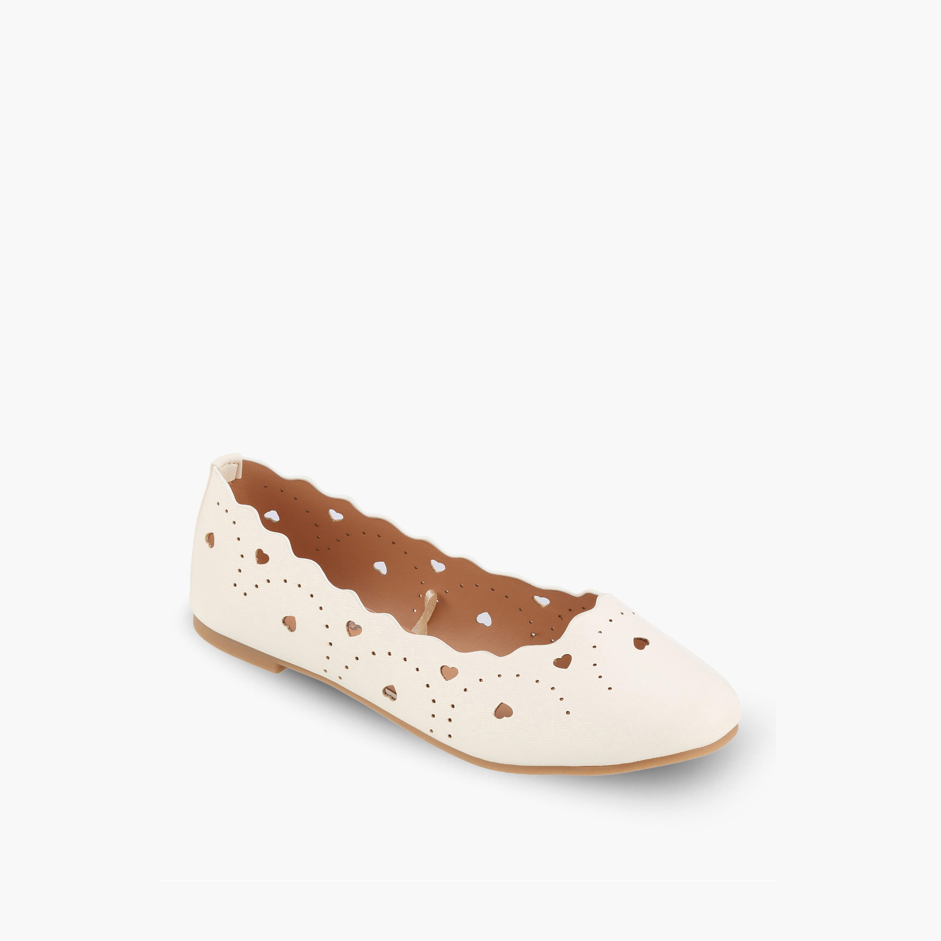 حذاء باليرينا بفتحات ليزر للبنات من ليتل ميسي-girls-shoes-ballerinas-image-2