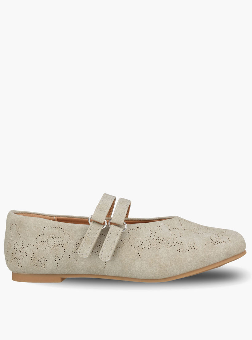 حذاء ماري جين بتفاصيل قص للفتيات من ليتل ميسي-girls-shoes-ballerinas-image-3