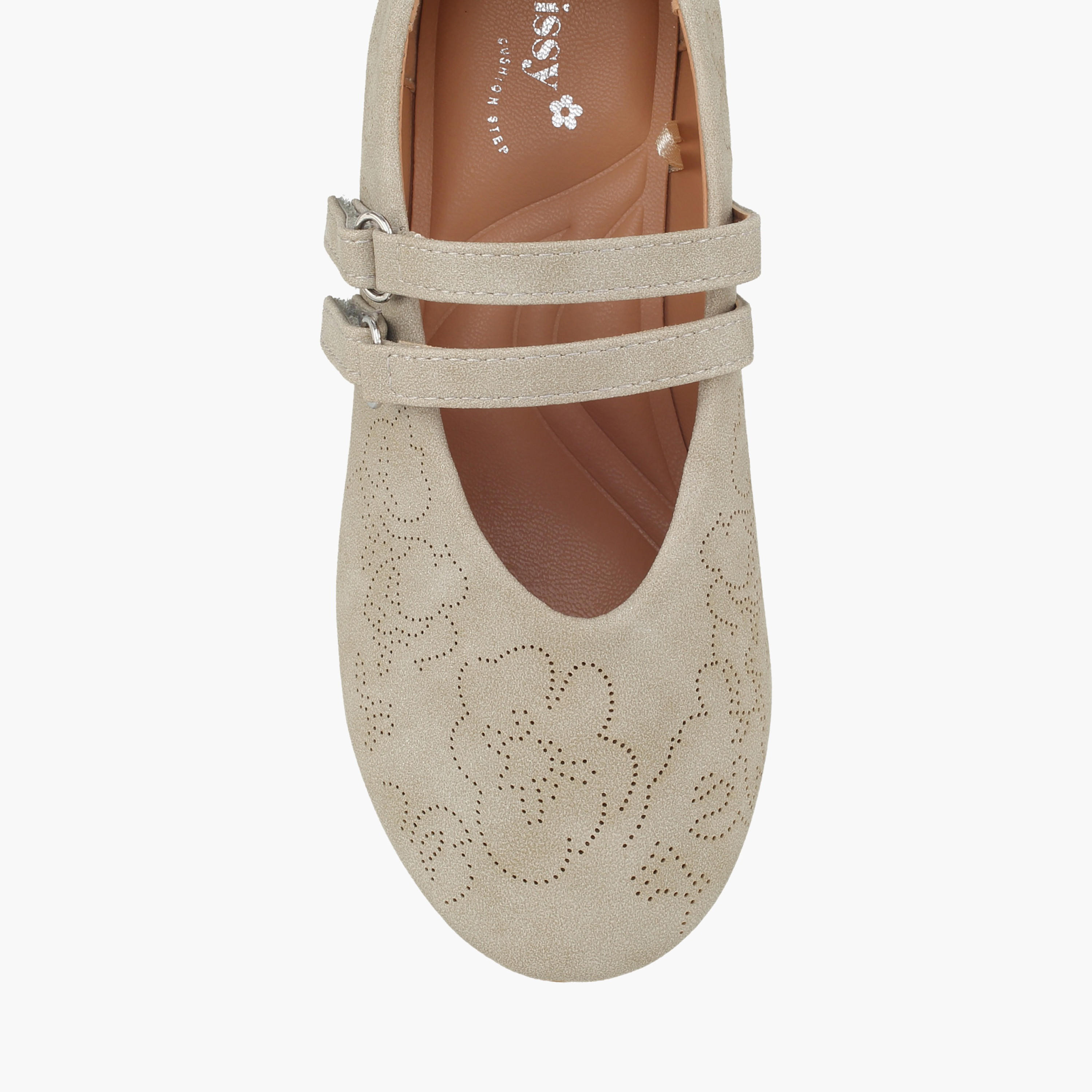حذاء ماري جين بتفاصيل قص للفتيات من ليتل ميسي-girls-shoes-ballerinas-image-4