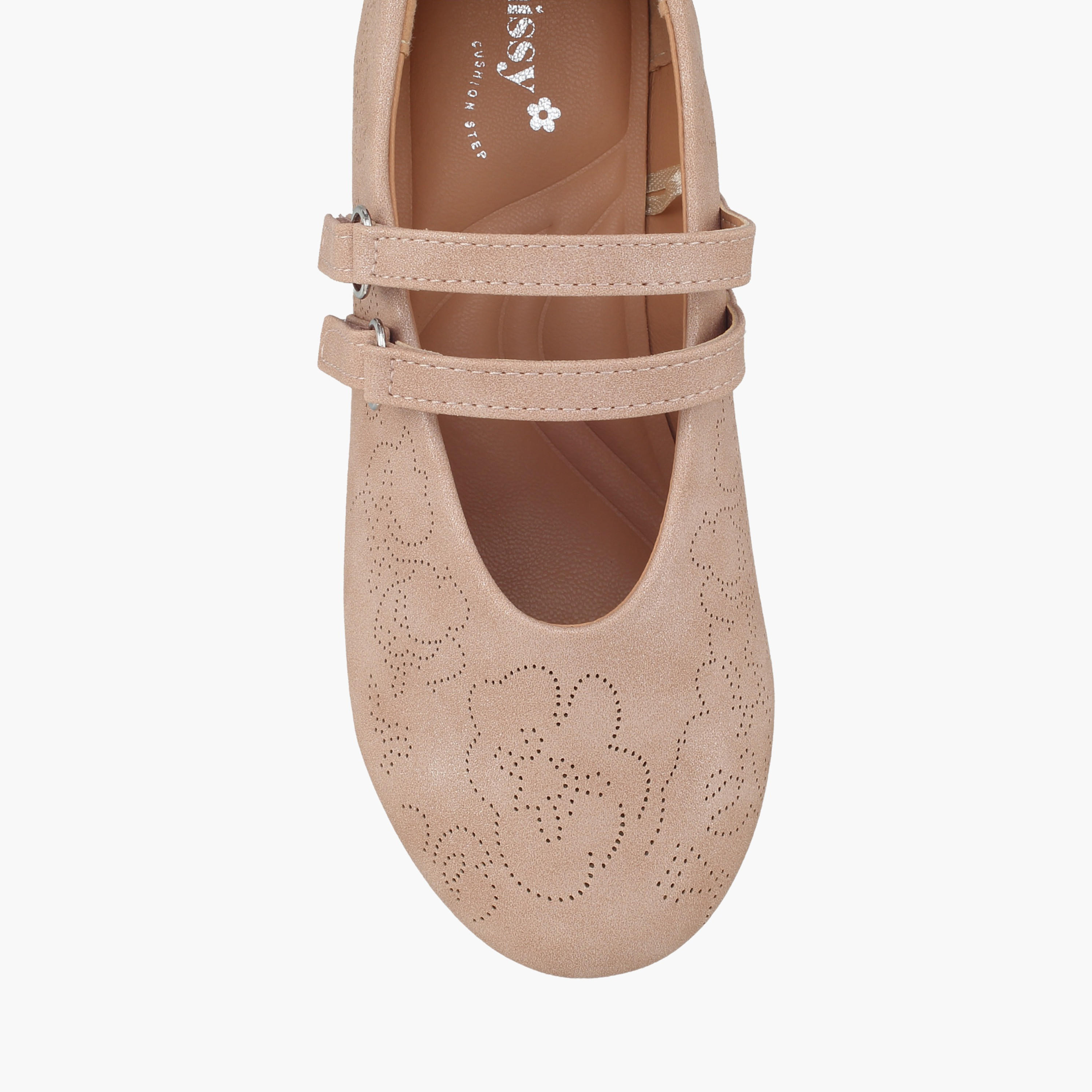 حذاء ماري جين بتفاصيل قص للفتيات من ليتل ميسي-girls-shoes-ballerinas-image-4