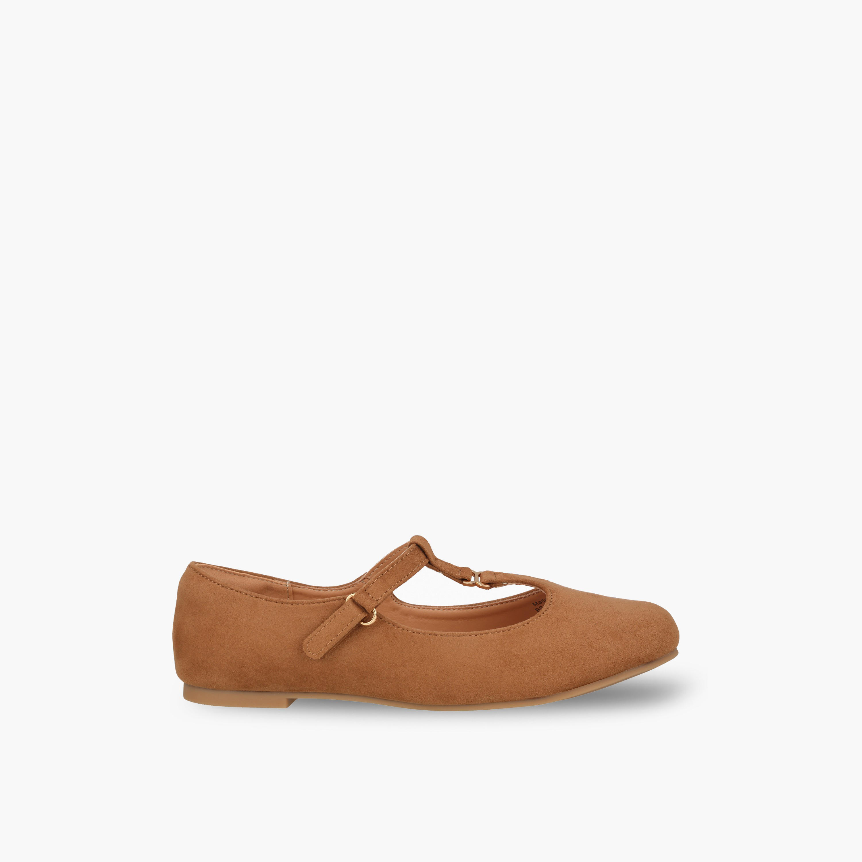 حذاء ماري جين بزينة ميتاليك للبنات من ليتل ميسي-girls-shoes-ballerinas-image-3