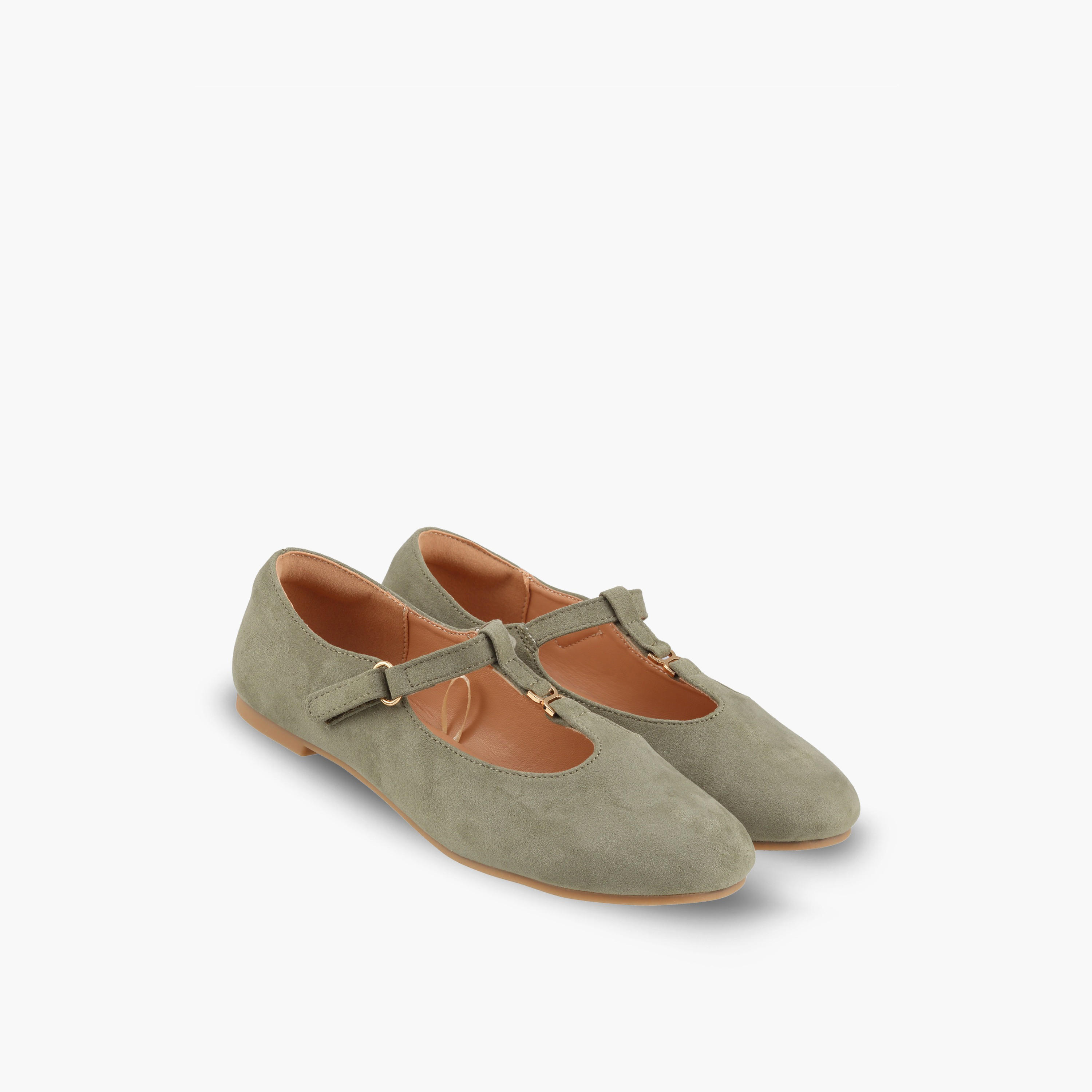 Little Missy Girls Metallic Accent Mary Jane Shoes-girls-shoes-ballerinas-image-1