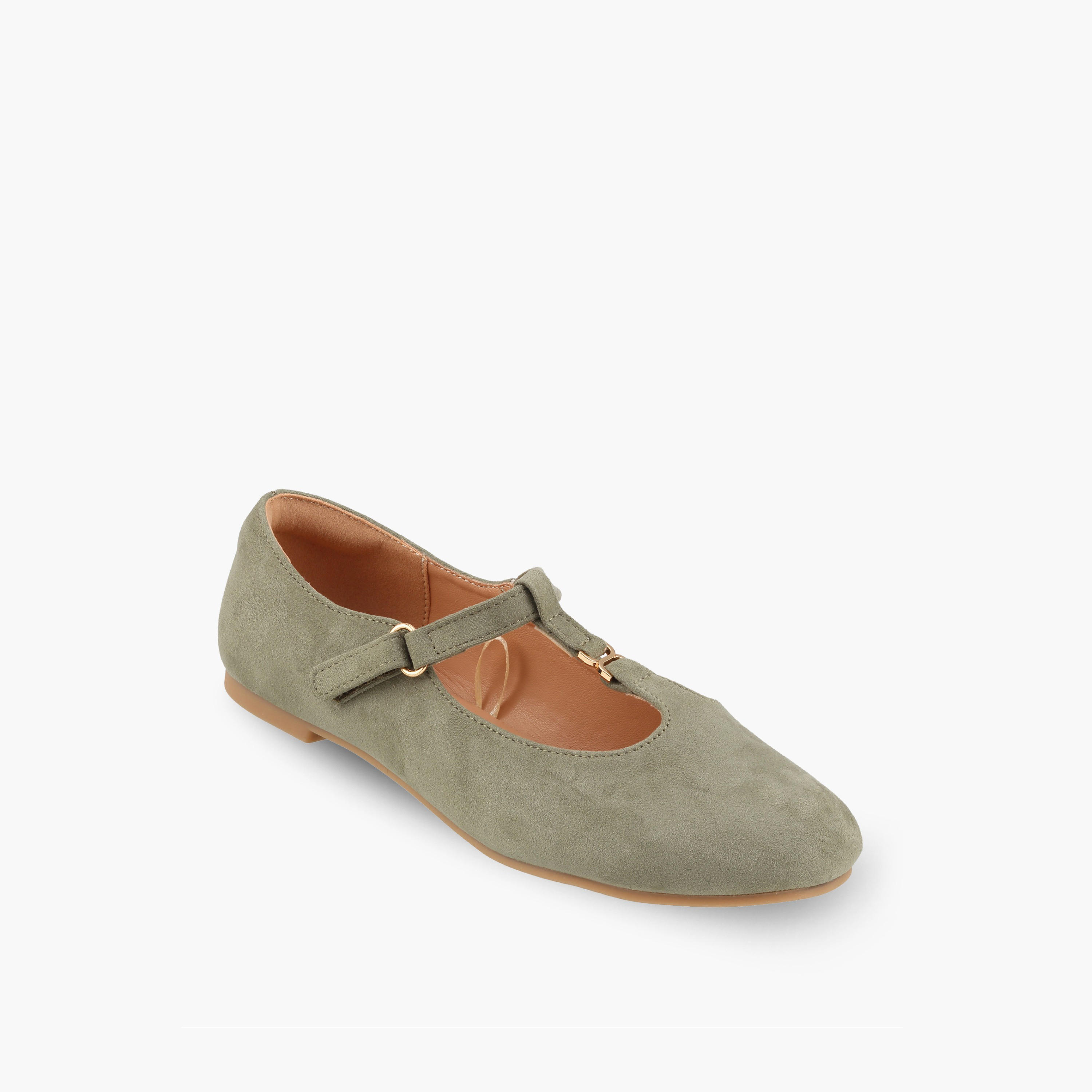 Little Missy Girls Metallic Accent Mary Jane Shoes-girls-shoes-ballerinas-image-2