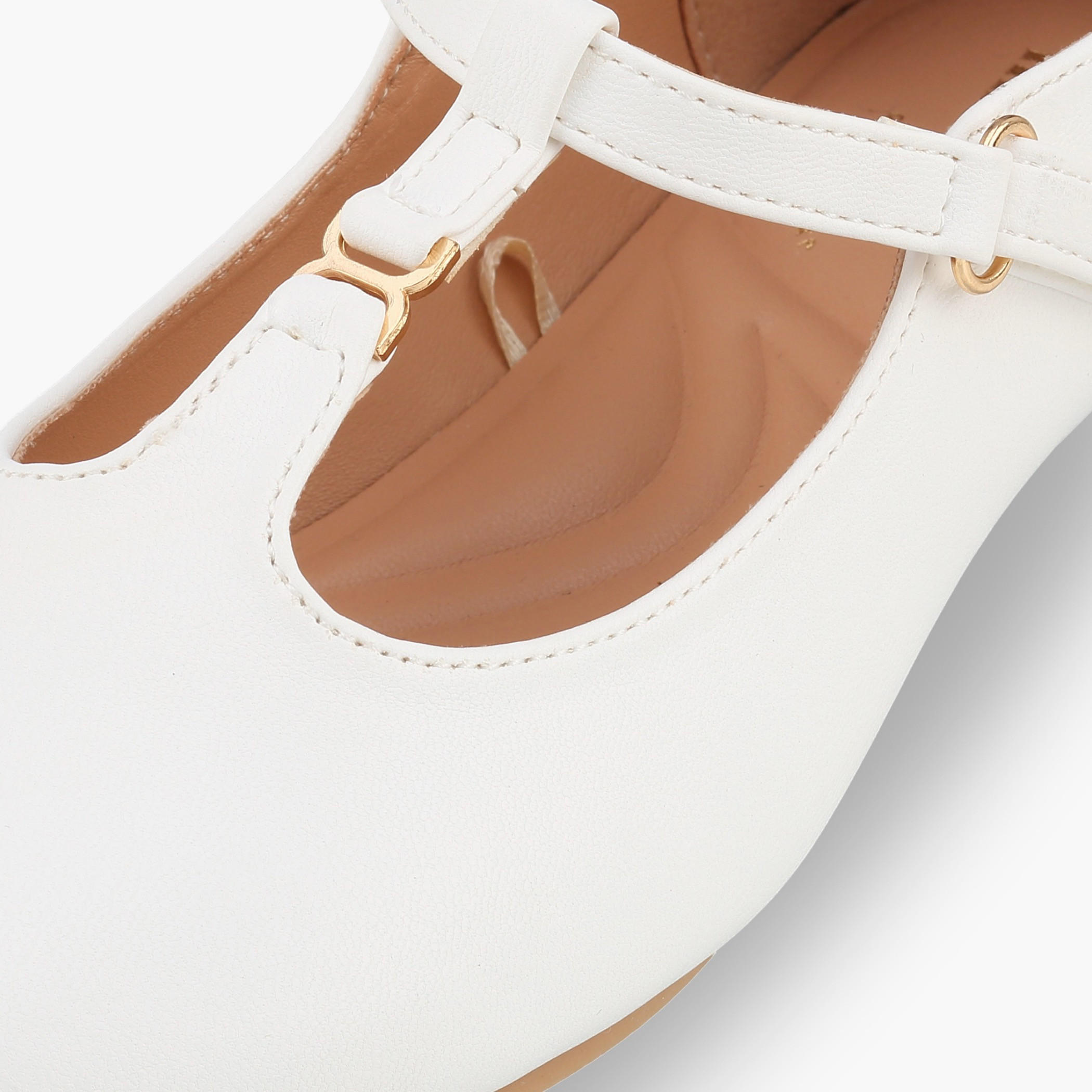 Little Missy Girls Metallic Accent Mary Jane Shoes-girls-shoes-ballerinas-image-6
