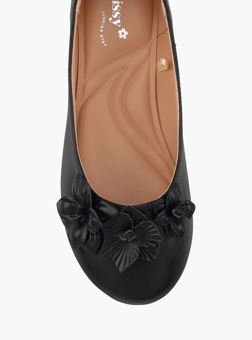 حذاء باليرينا مزين للفتيات من ليتل ميسي-girls-shoes-ballerinas-image-4