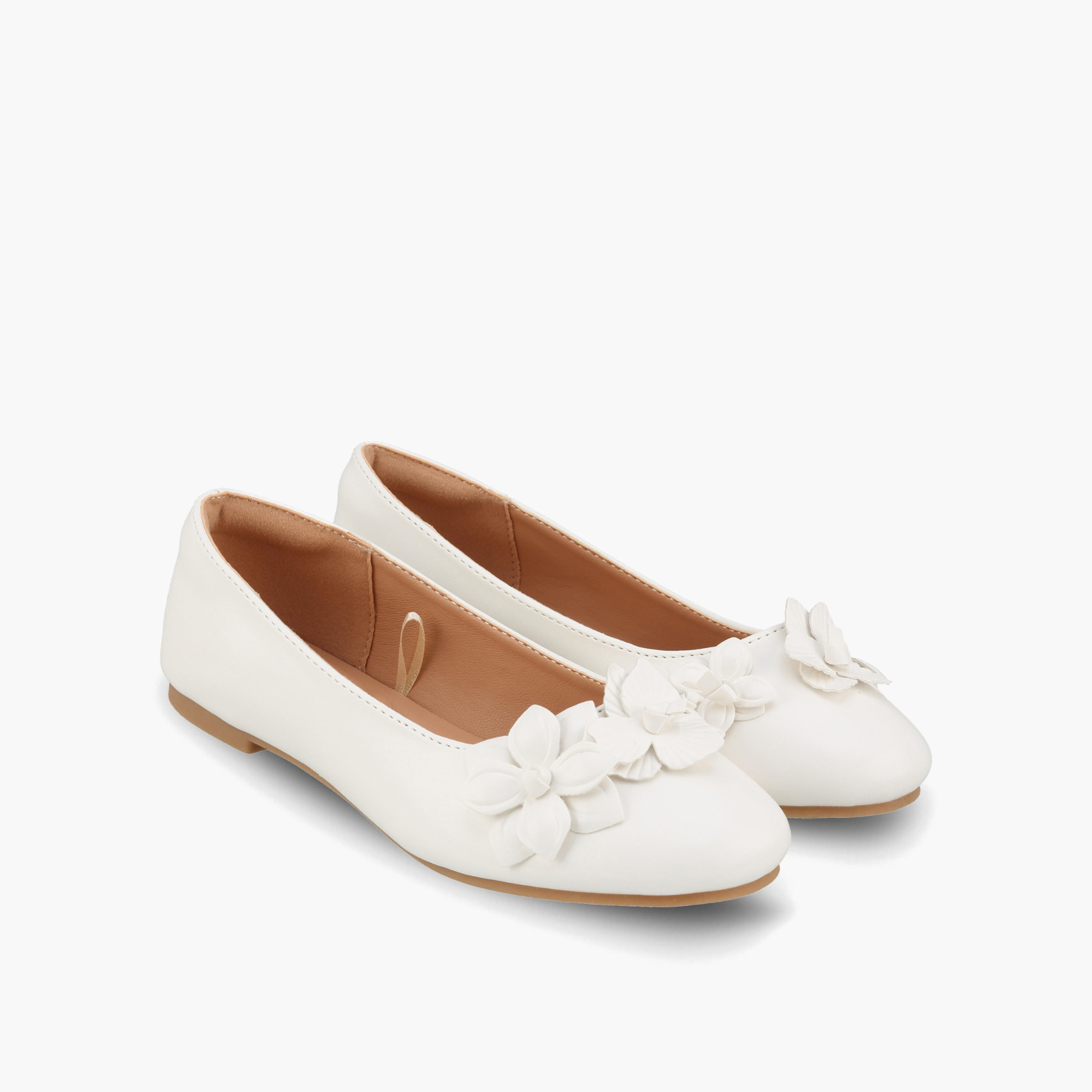 حذاء باليرينا مزين للفتيات من ليتل ميسي-girls-shoes-ballerinas-image-1