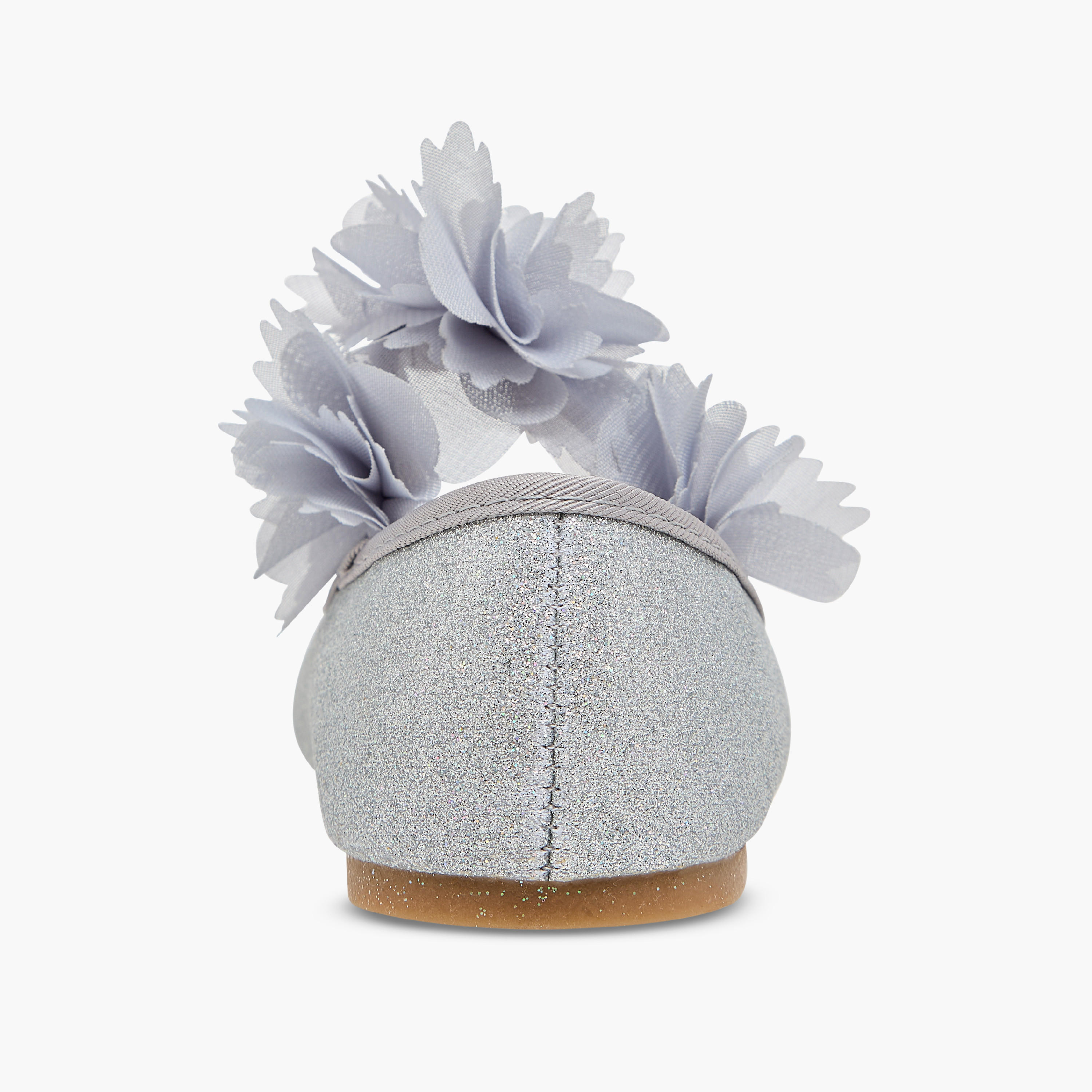 Flora Bella Embellished Ballerina Shoes with Elasticated Strap-girls-shoes-maryjanes-image-5