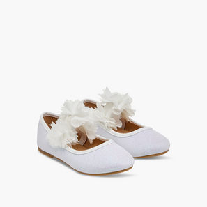 حذاء باليرينا مزين بحزام مطاطي من فلورا بيلا-girls-shoes-maryjanes-image-1