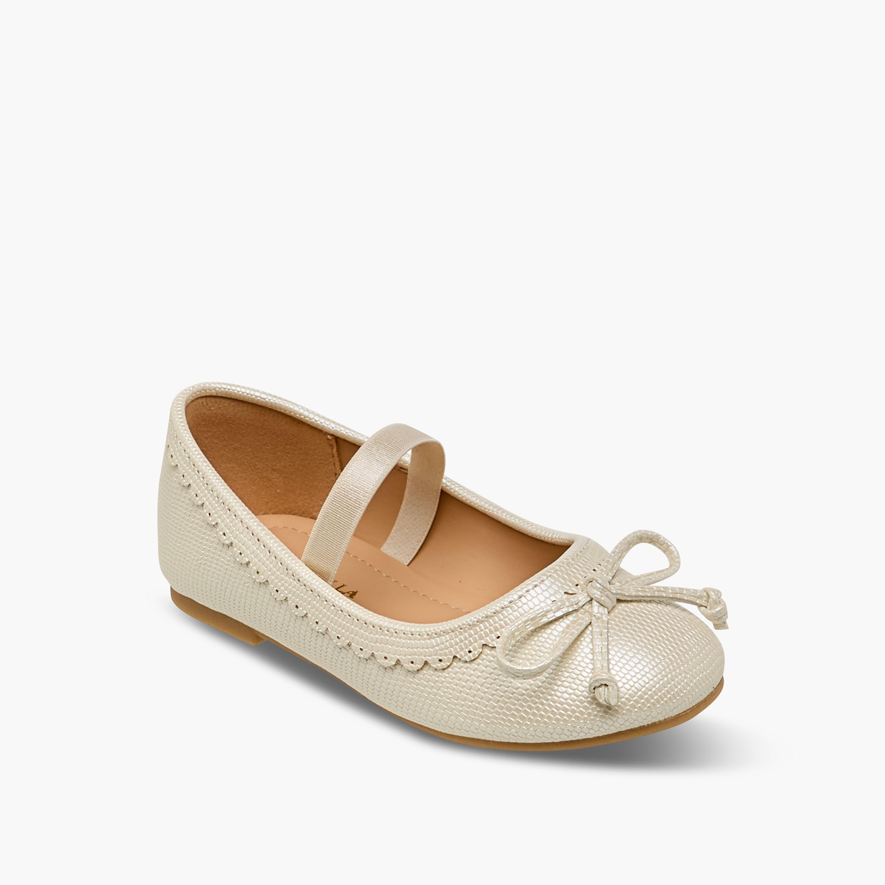 Flora Bella Girls Scallop Detail Elasticated Strap Ballerina Shoes-girls-shoes-ballerinas-image-2