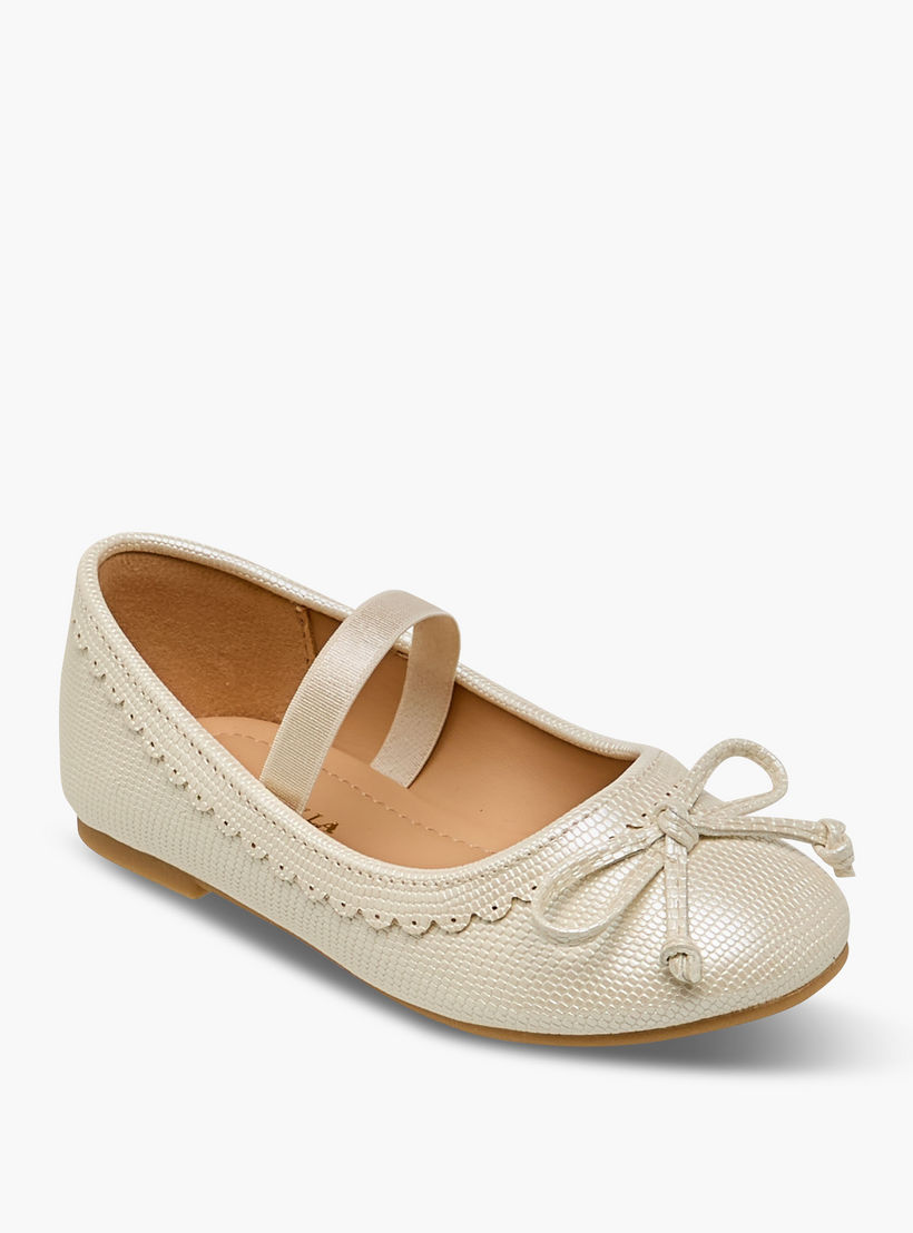 Flora Bella Girls Scallop Detail Elasticated Strap Ballerina Shoes-girls-shoes-ballerinas-image-2