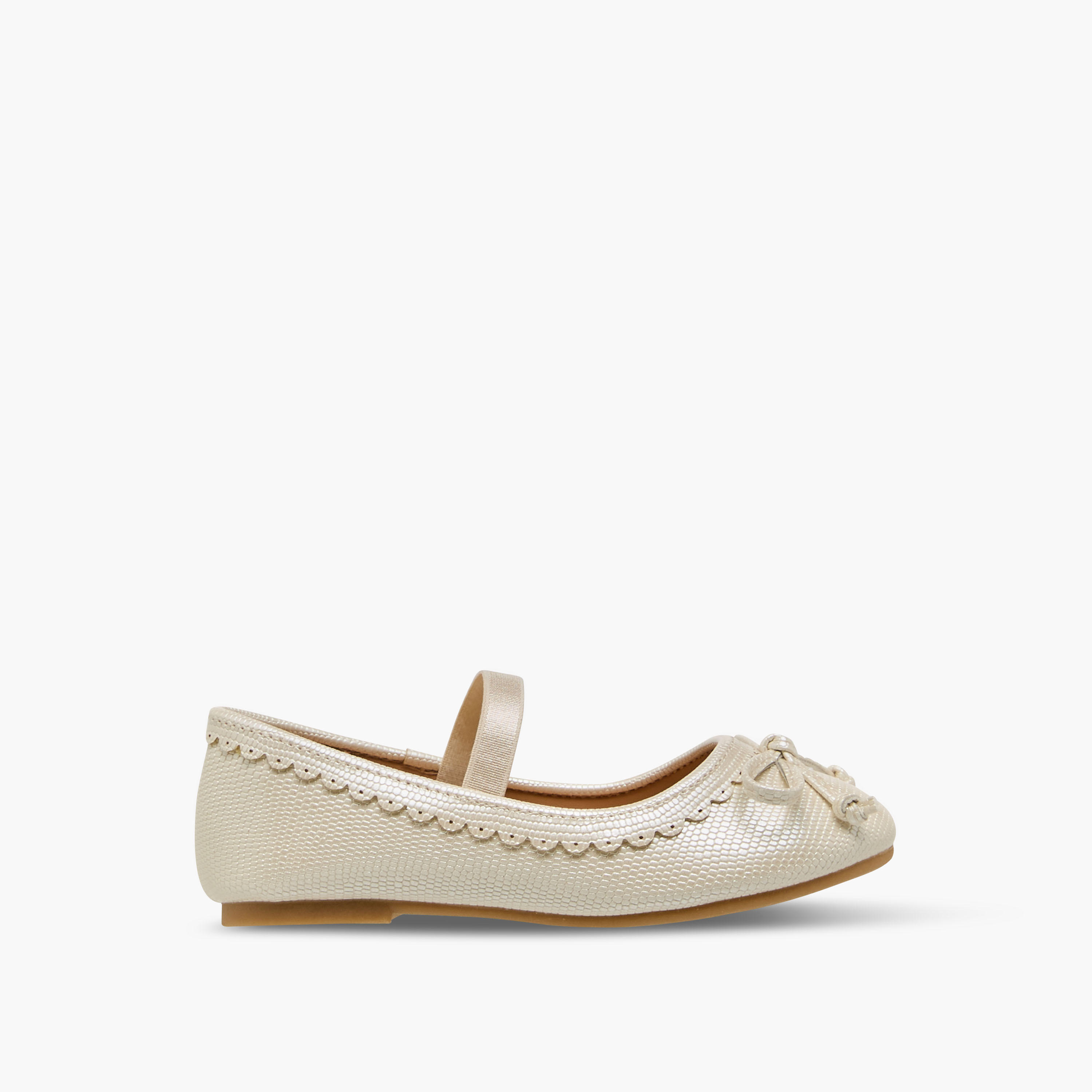 Flora Bella Girls Scallop Detail Elasticated Strap Ballerina Shoes-girls-shoes-ballerinas-image-3