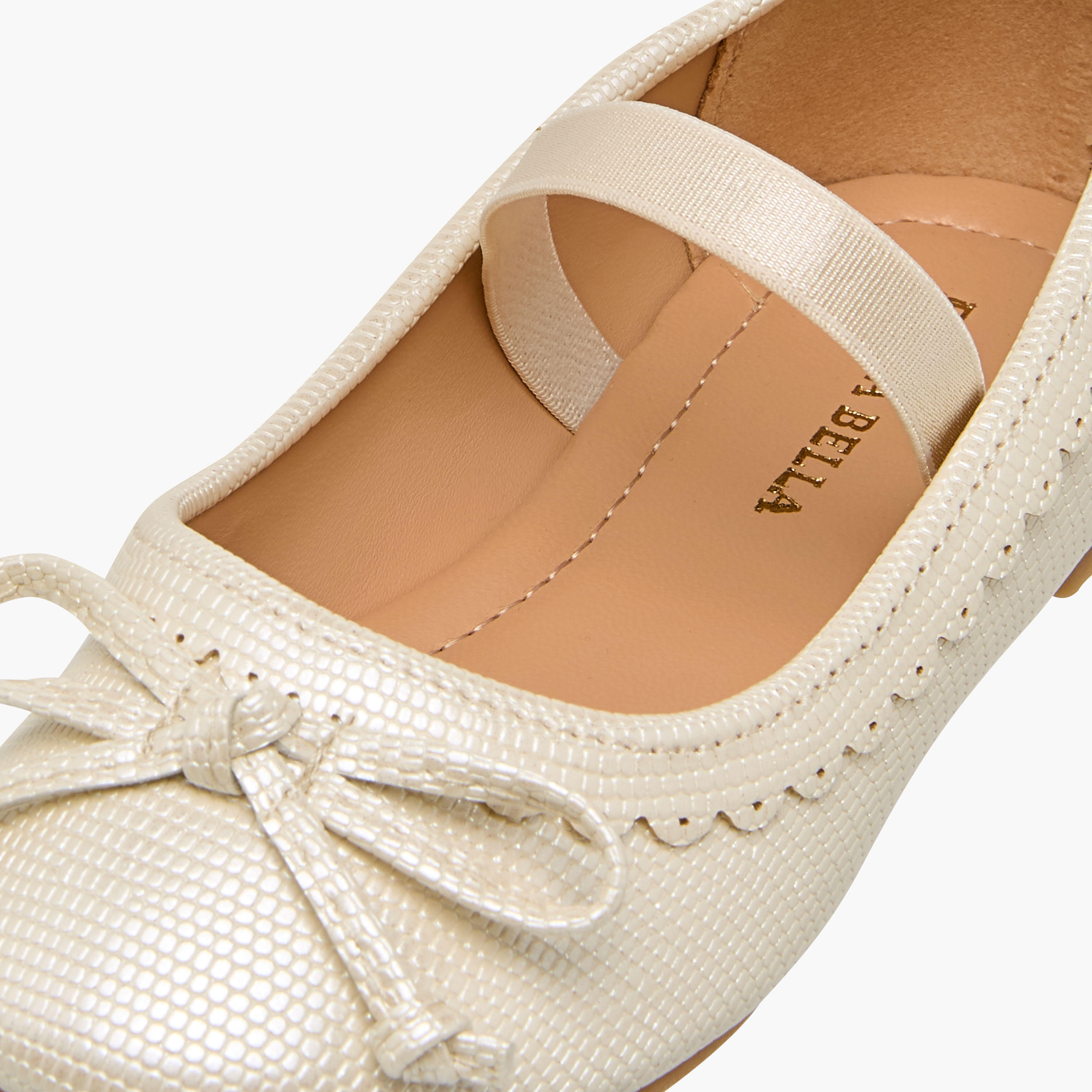 Flora Bella Girls Scallop Detail Elasticated Strap Ballerina Shoes-girls-shoes-ballerinas-image-6