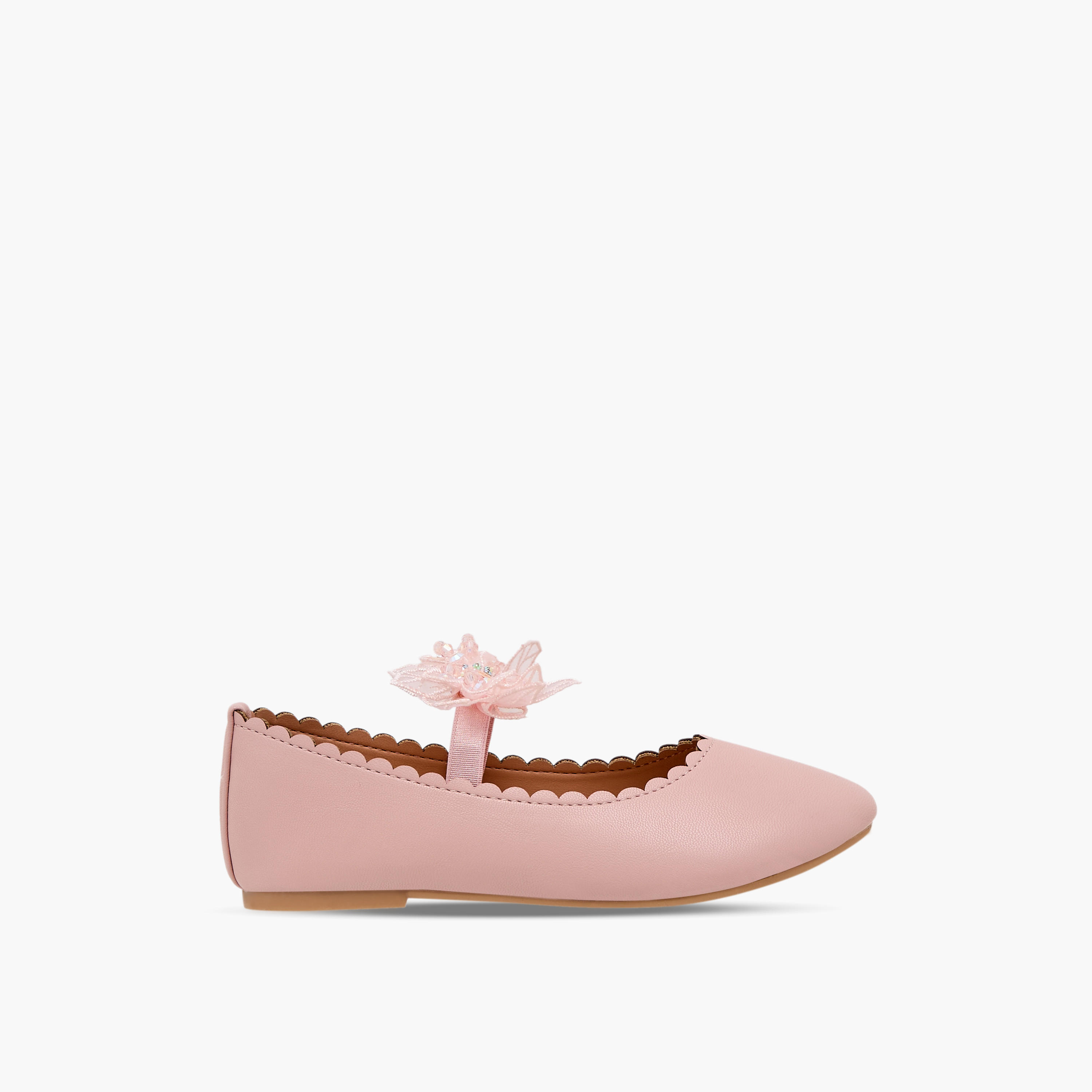 حذاء باليرينا مزين بالزهور للبنات من فلورا بيلا-girls-shoes-ballerinas-image-3