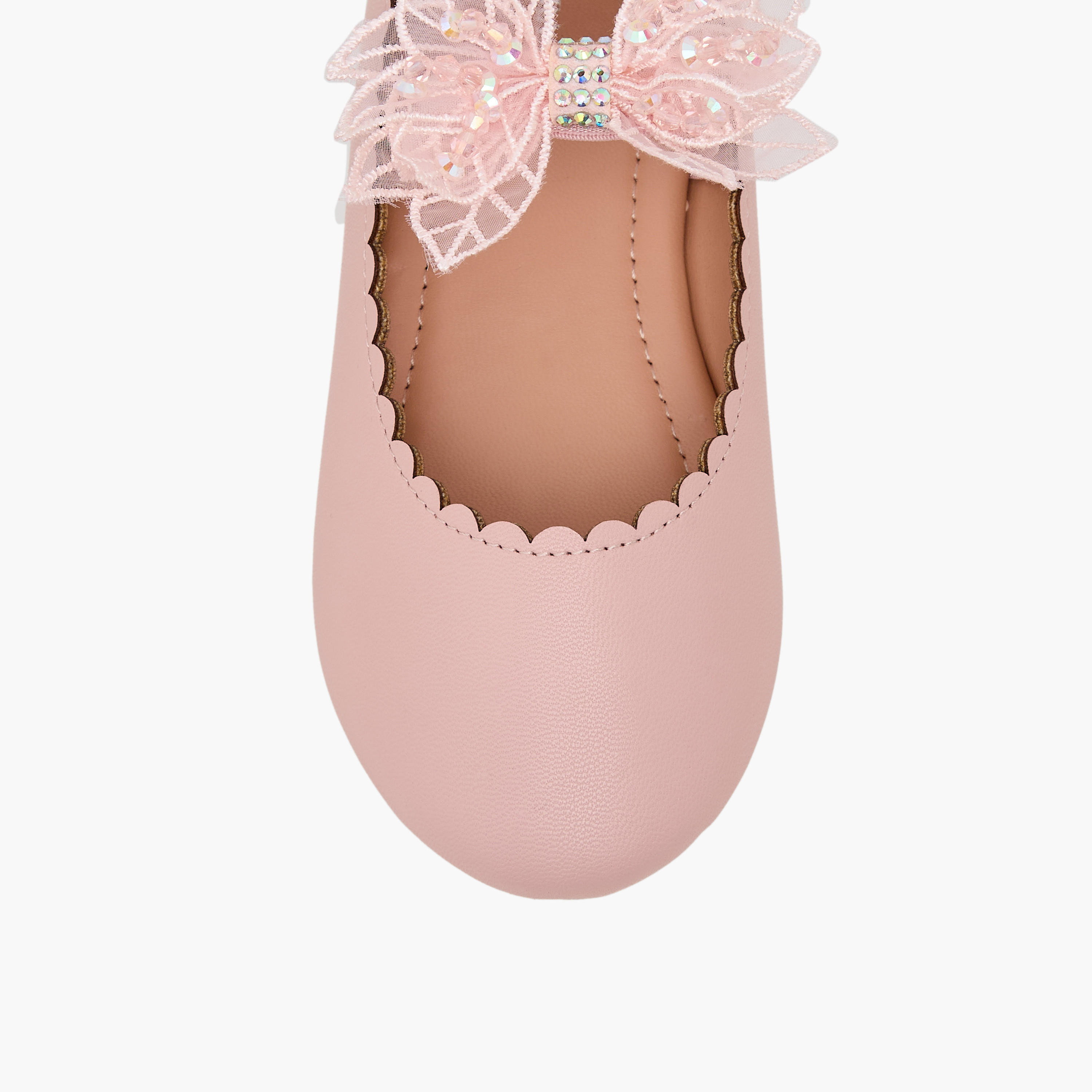حذاء باليرينا مزين بالزهور للبنات من فلورا بيلا-girls-shoes-ballerinas-image-4