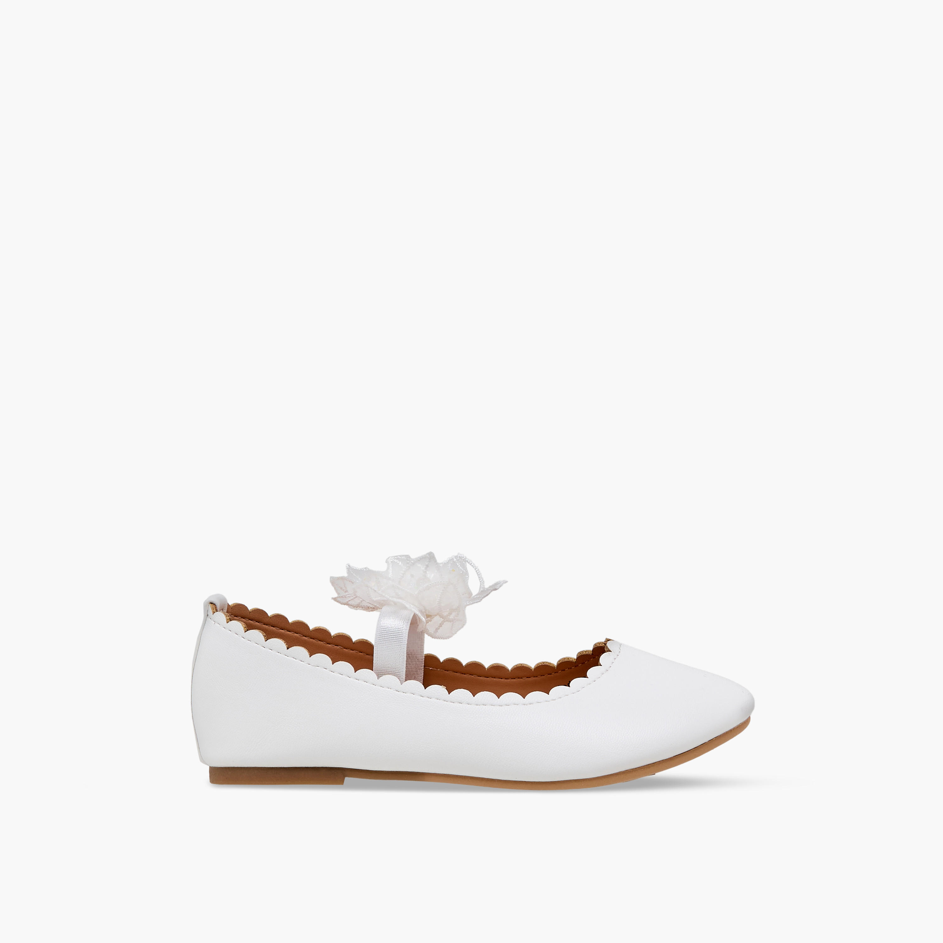 حذاء باليرينا مزين بالزهور للبنات من فلورا بيلا-girls-shoes-ballerinas-image-3