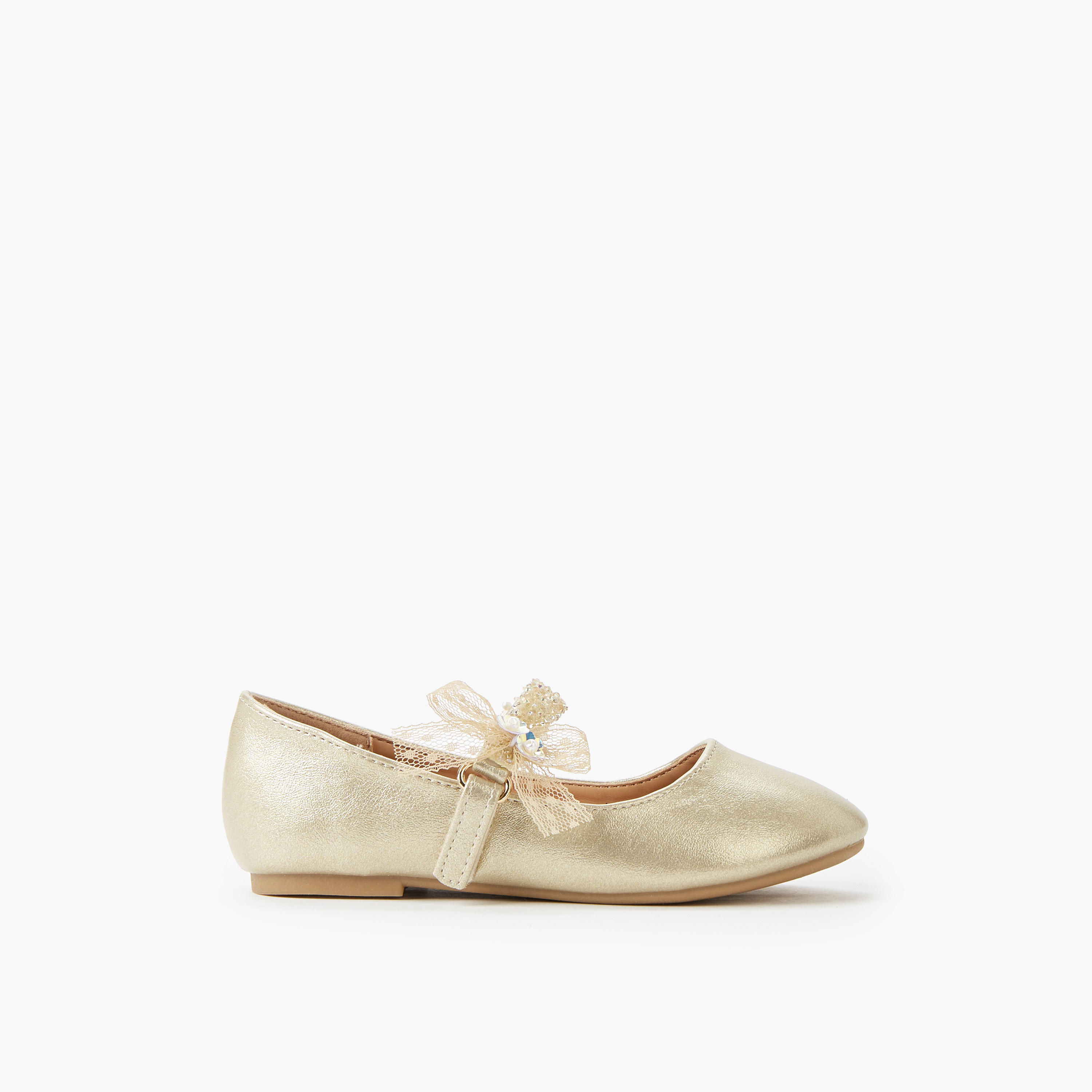 Flora Bella Girls Hook and Loop Ballerina Shoes-girls-shoes-maryjanes-image-3