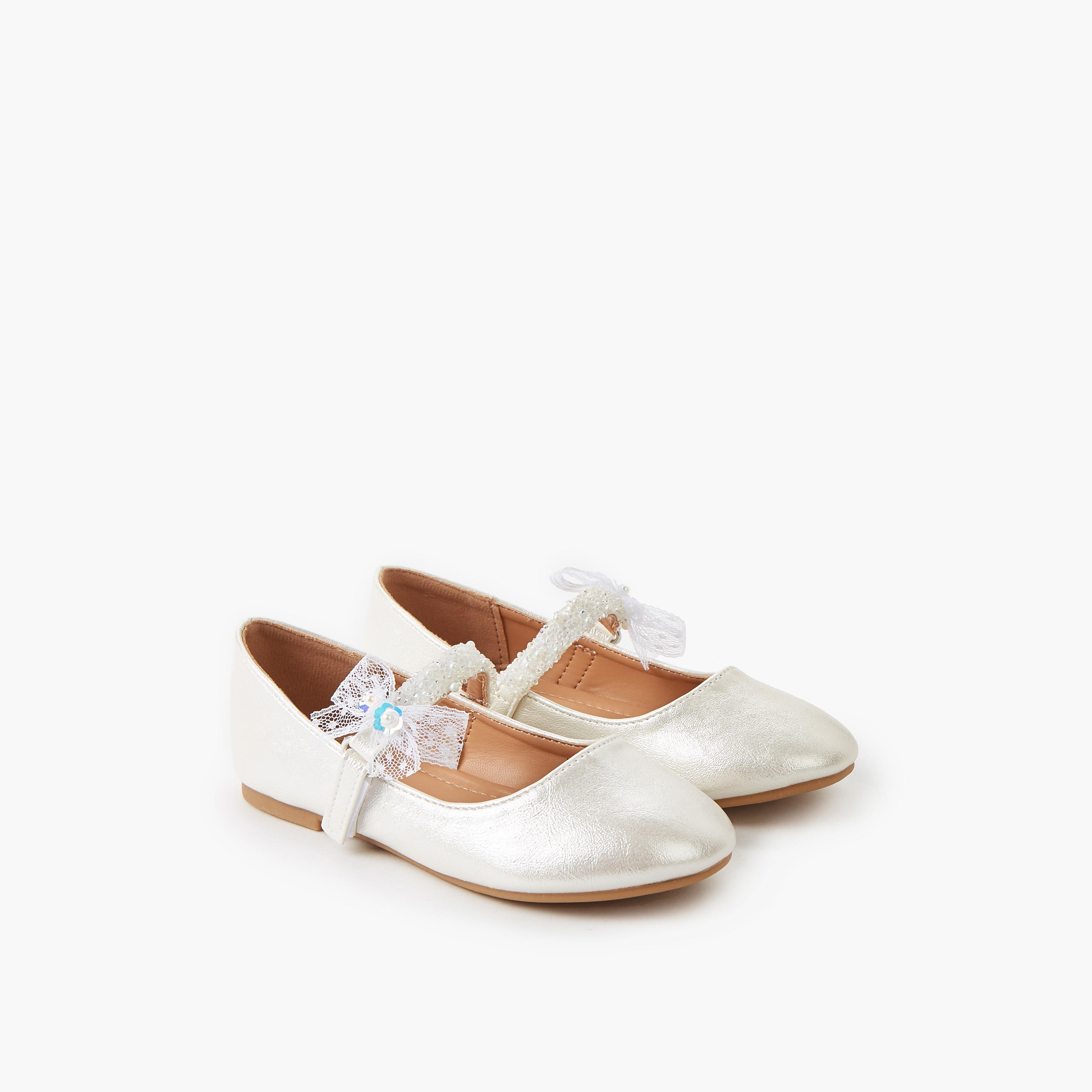 Flora Bella Girls Hook and Loop Ballerina Shoes-girls-shoes-maryjanes-image-1