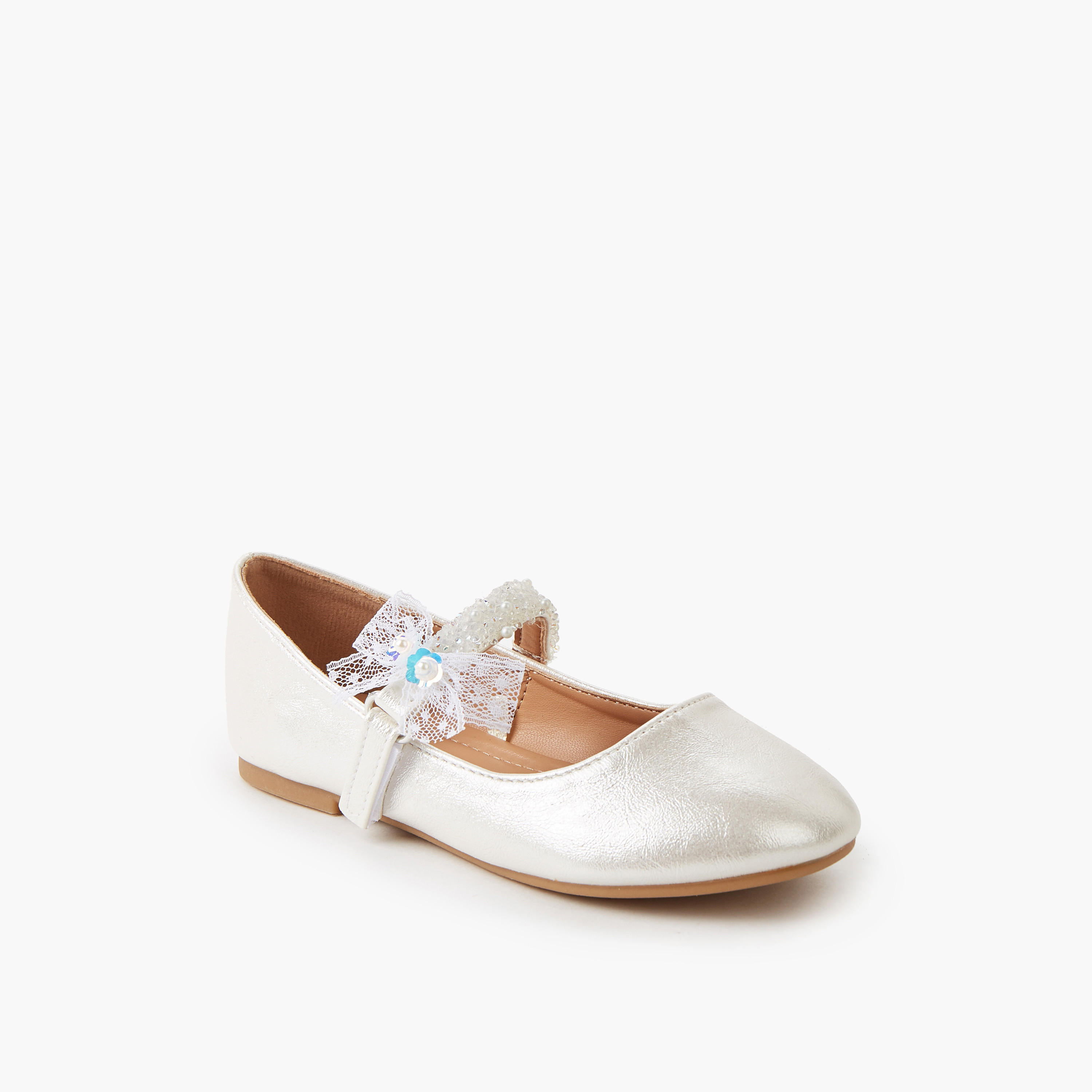 Flora Bella Girls Hook and Loop Ballerina Shoes-girls-shoes-maryjanes-image-2