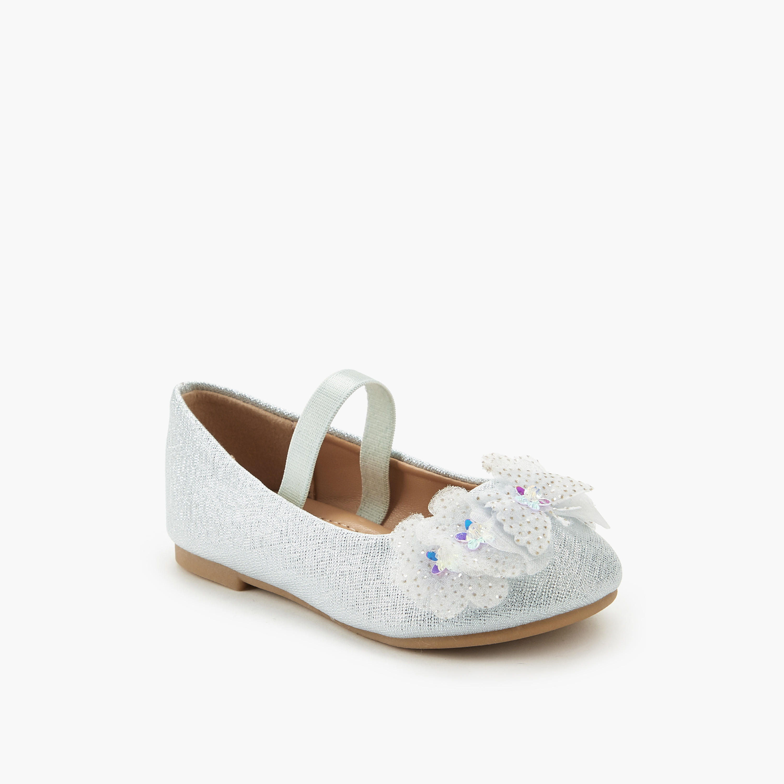حذاء باليرينا سهل الارتداء للبنات من فلورا بيلا-girls-shoes-ballerinas-image-3