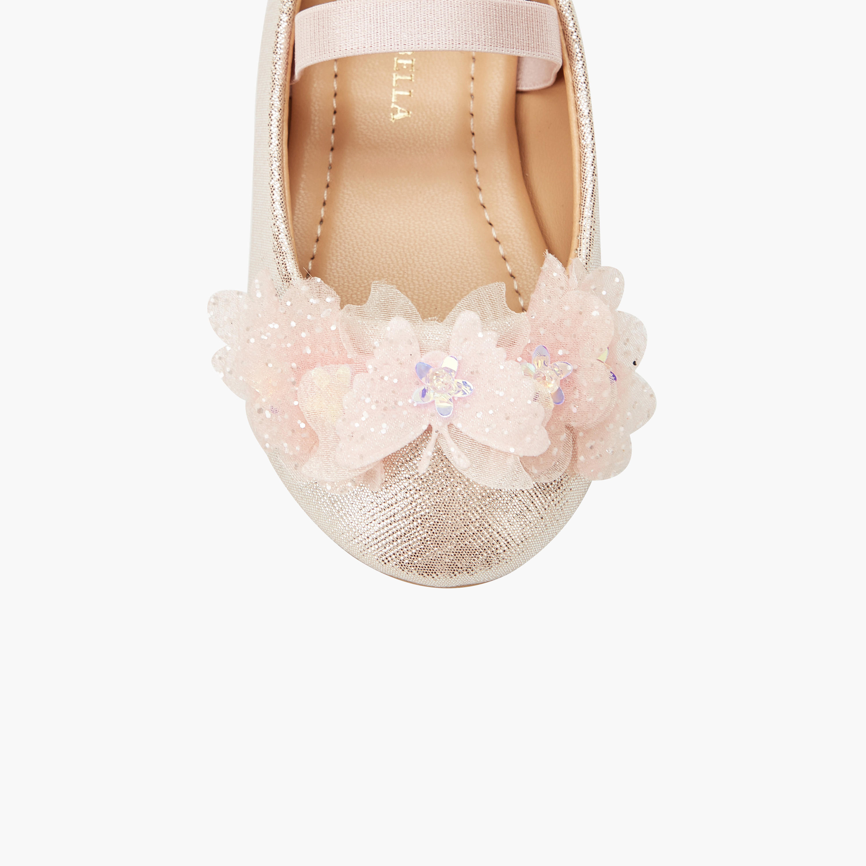 حذاء باليرينا سهل الارتداء للبنات من فلورا بيلا-girls-shoes-ballerinas-image-4