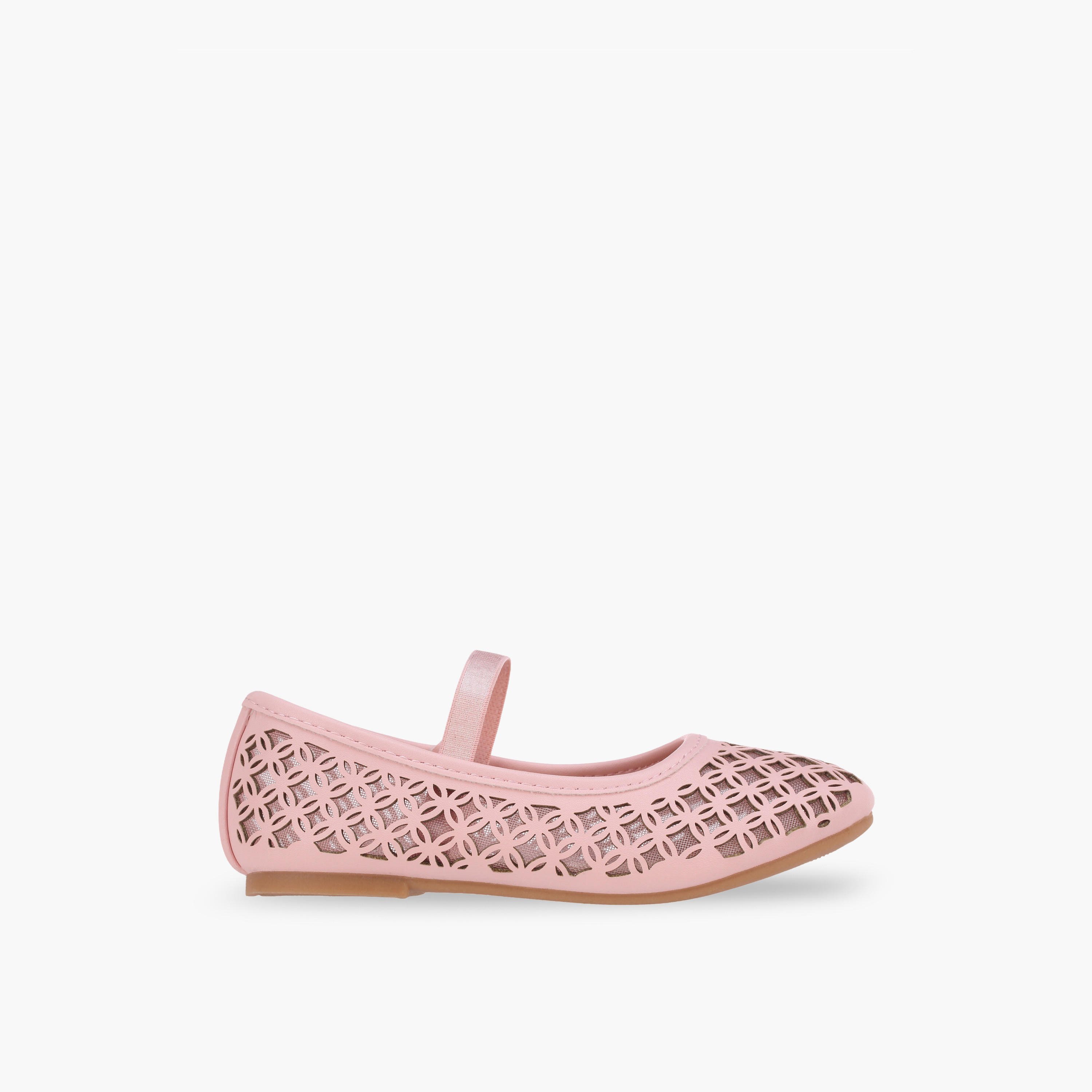 Flora Bella Girls Laser Cut Ballerina Shoes-girls-shoes-ballerinas-image-3
