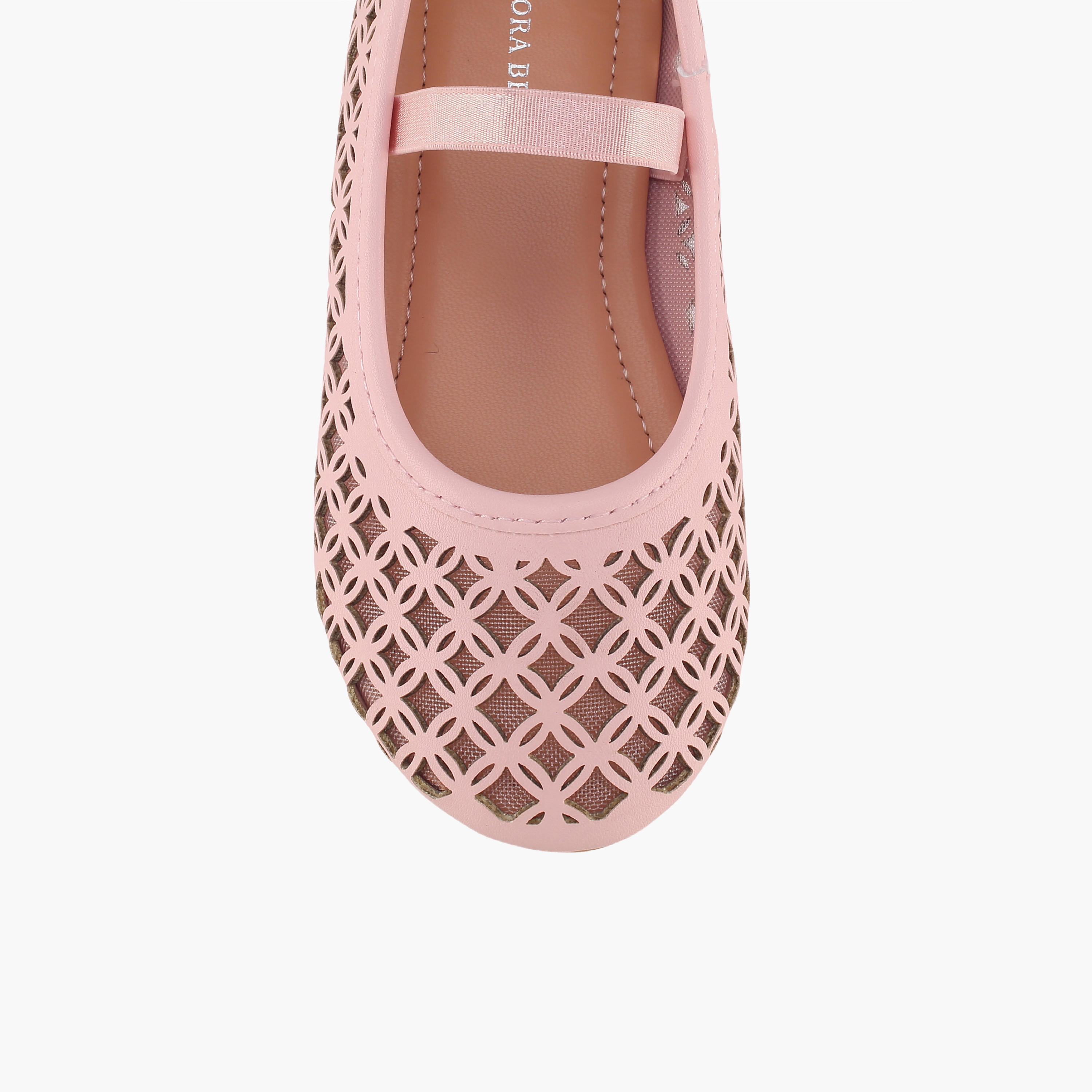 Flora Bella Girls Laser Cut Ballerina Shoes-girls-shoes-ballerinas-image-4