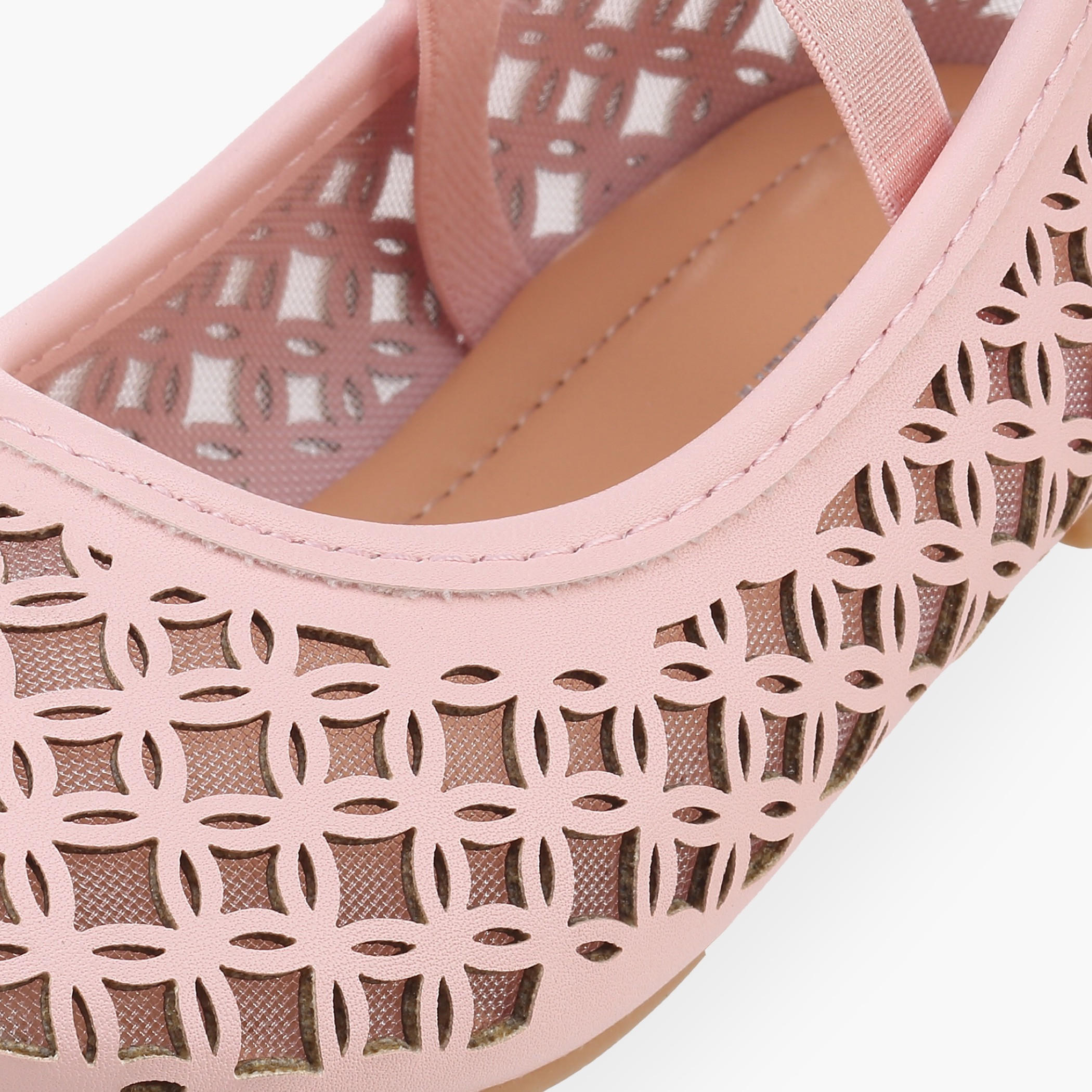 Flora Bella Girls Laser Cut Ballerina Shoes-girls-shoes-ballerinas-image-6